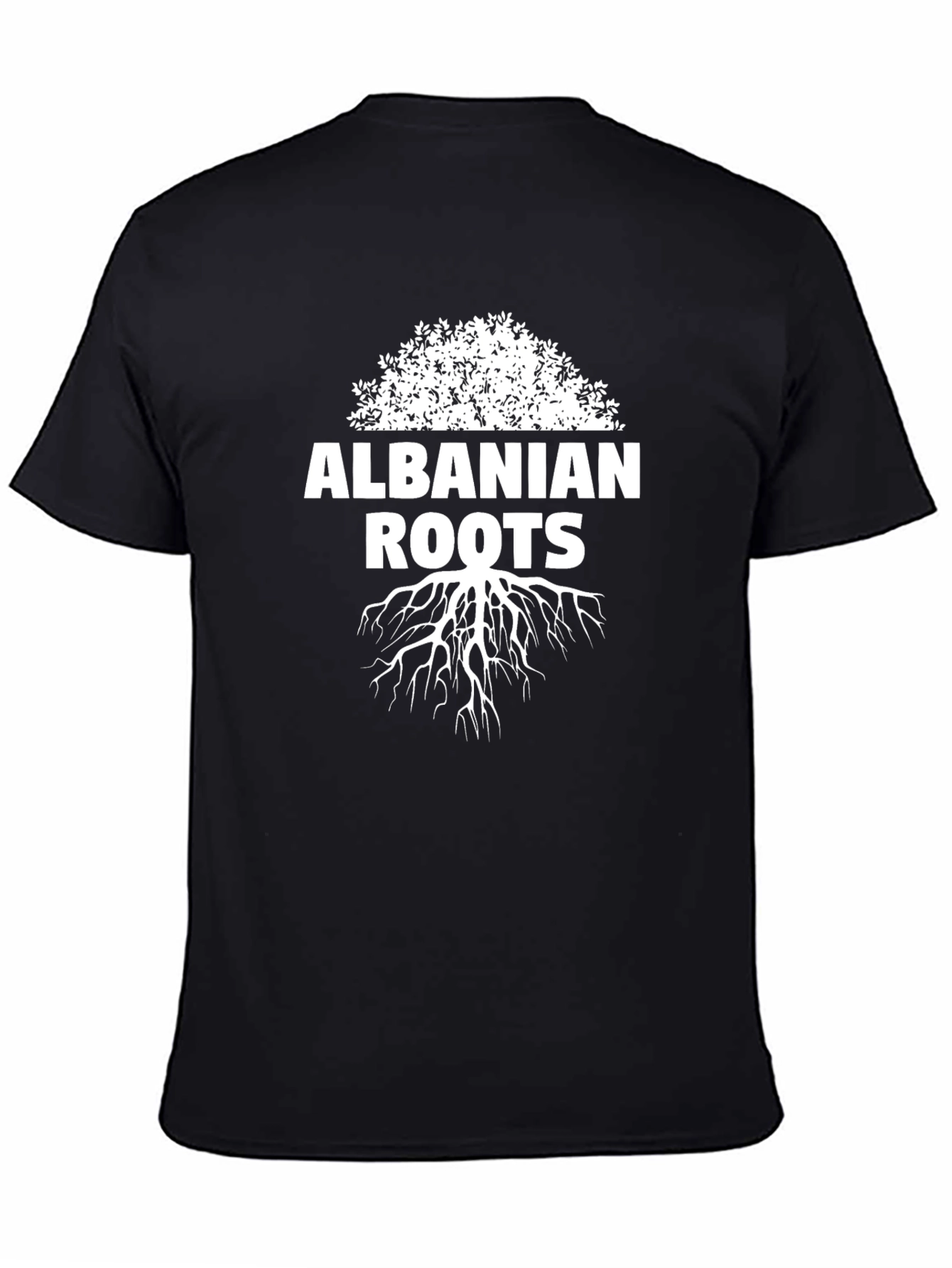Albanian Roots Graphic Tee - Black
