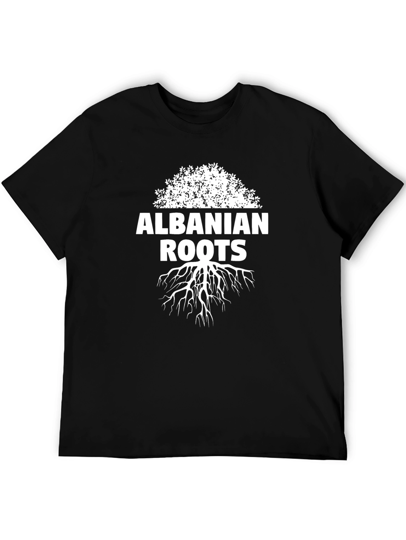 Albanian Roots Graphic Tee - Black