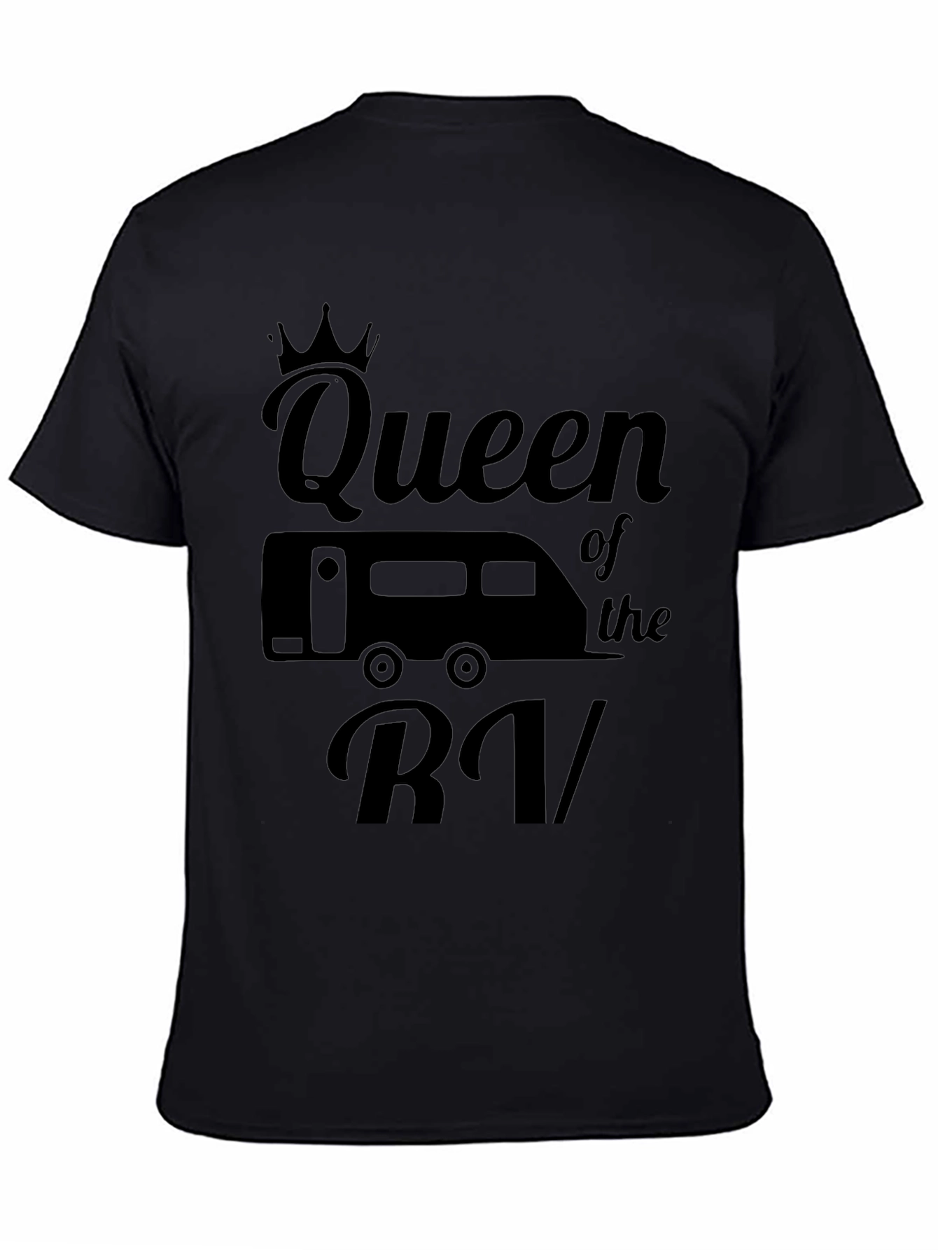 Queen of the RV Black Graphic T-Shirt