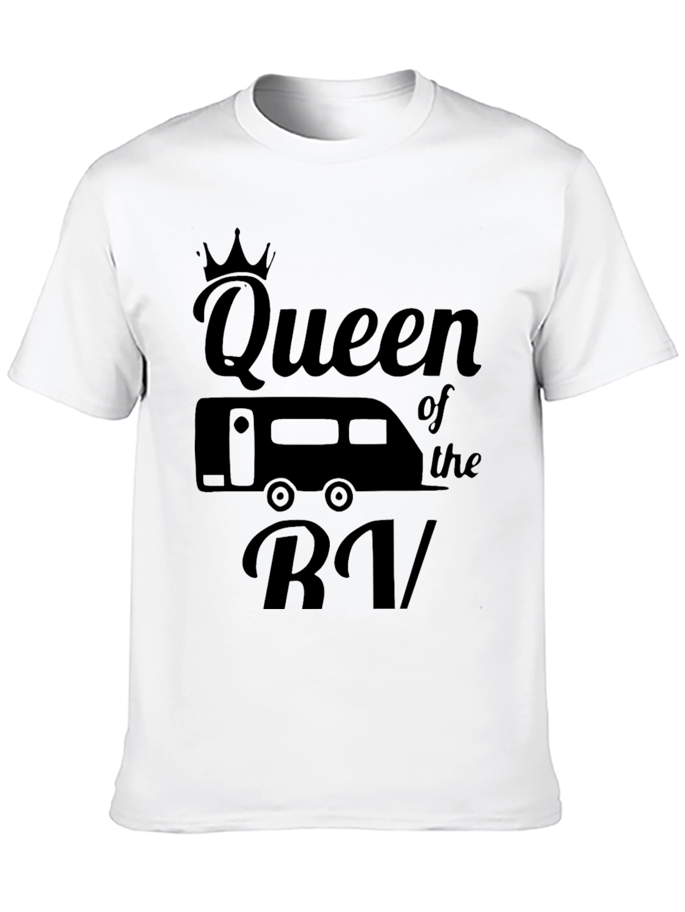 Queen of the RV Black Graphic T-Shirt