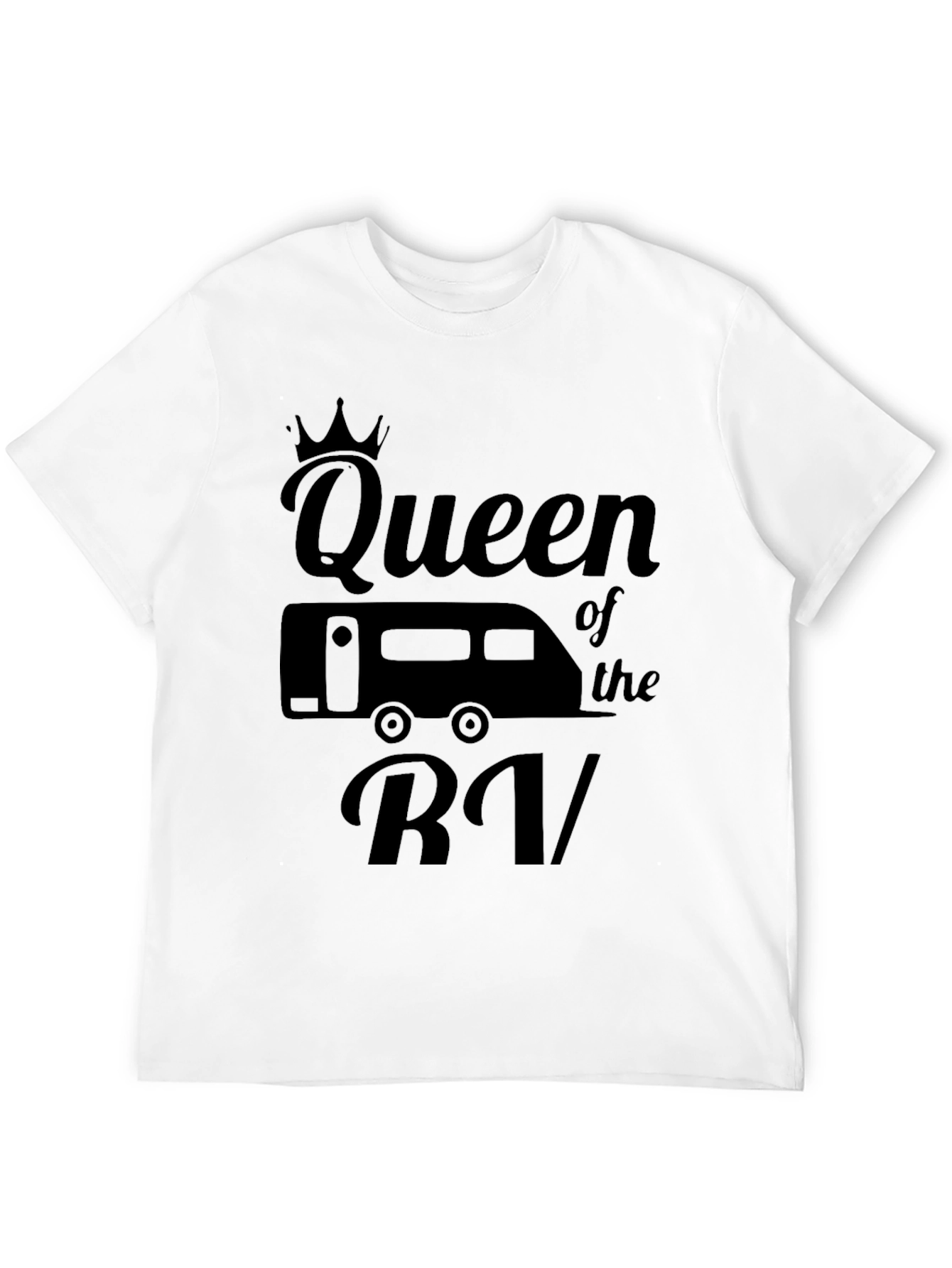 Queen of the RV Black Graphic T-Shirt