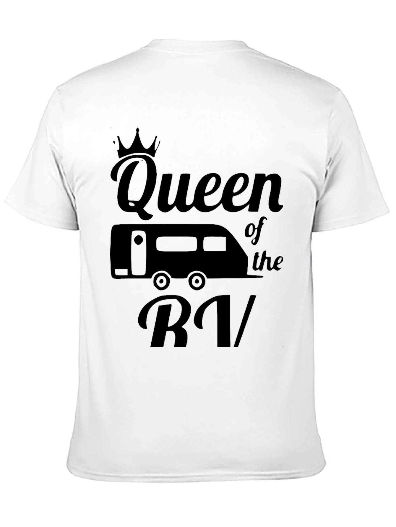 Queen of the RV Black Graphic T-Shirt