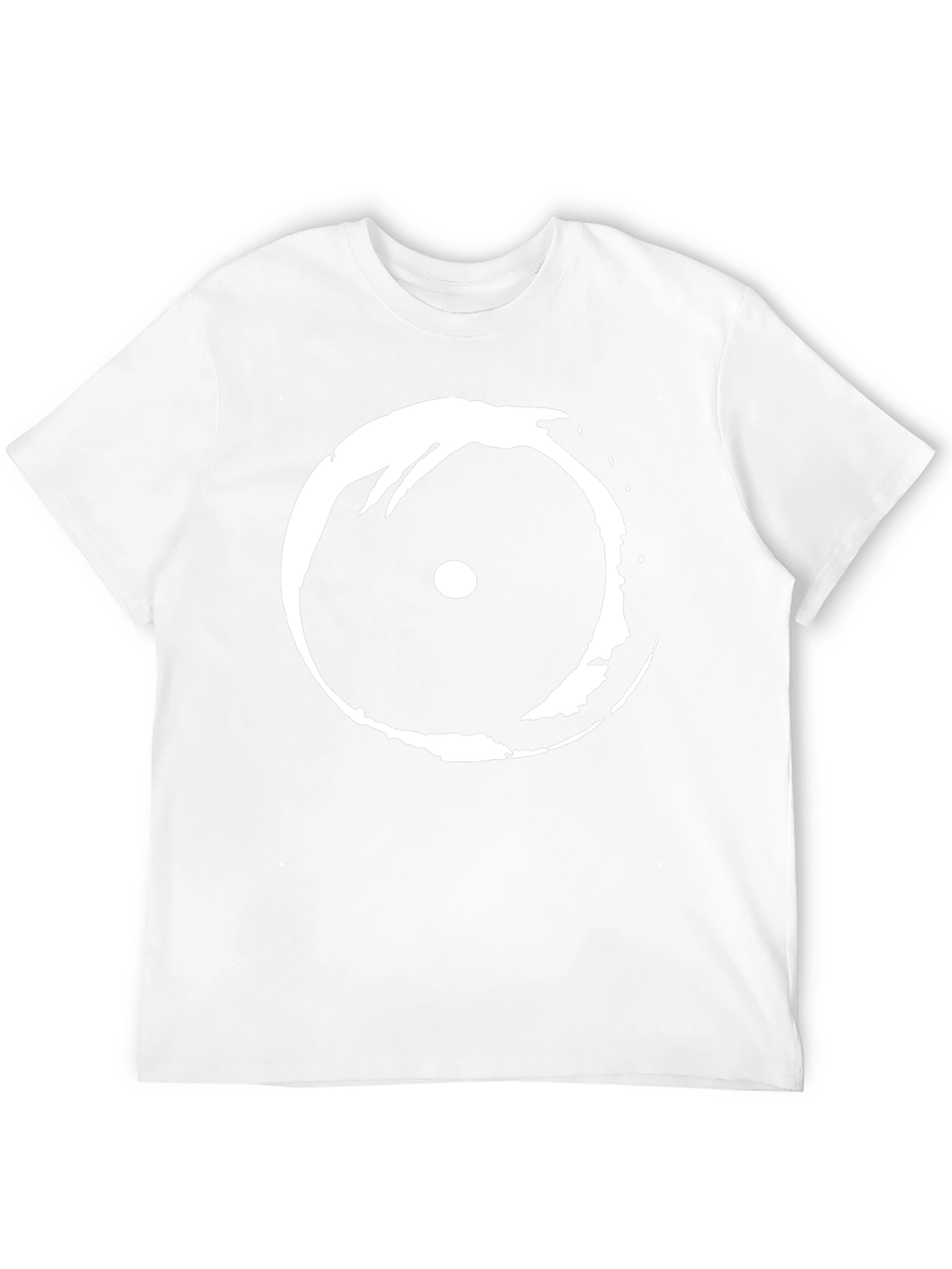 Abstract Eye Graphic Black T-Shirt