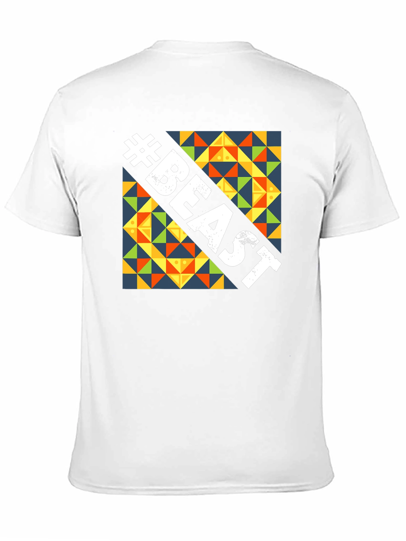 Beast Graphic Tee - Bold Geometric Design