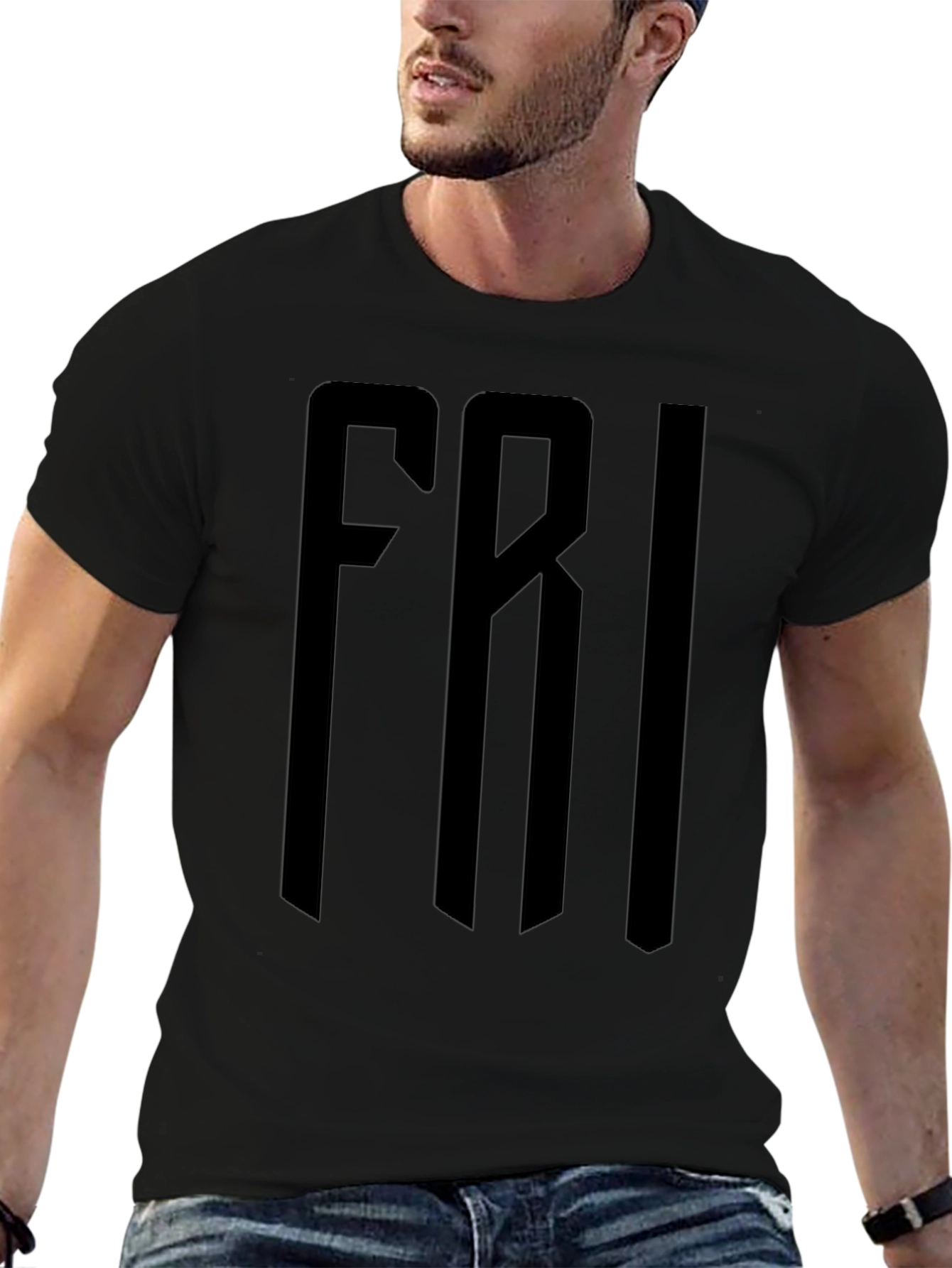 Minimalist FRI Black T-Shirt