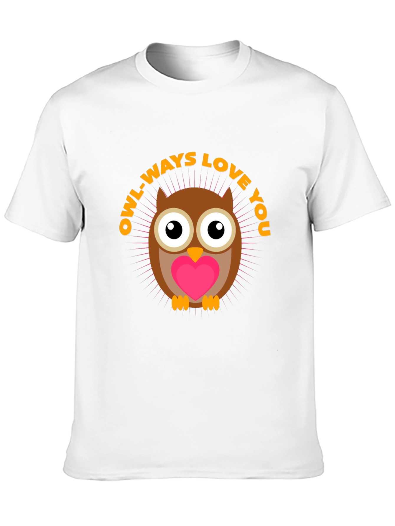 Owl-ways Love You Graphic T-Shirt - Black