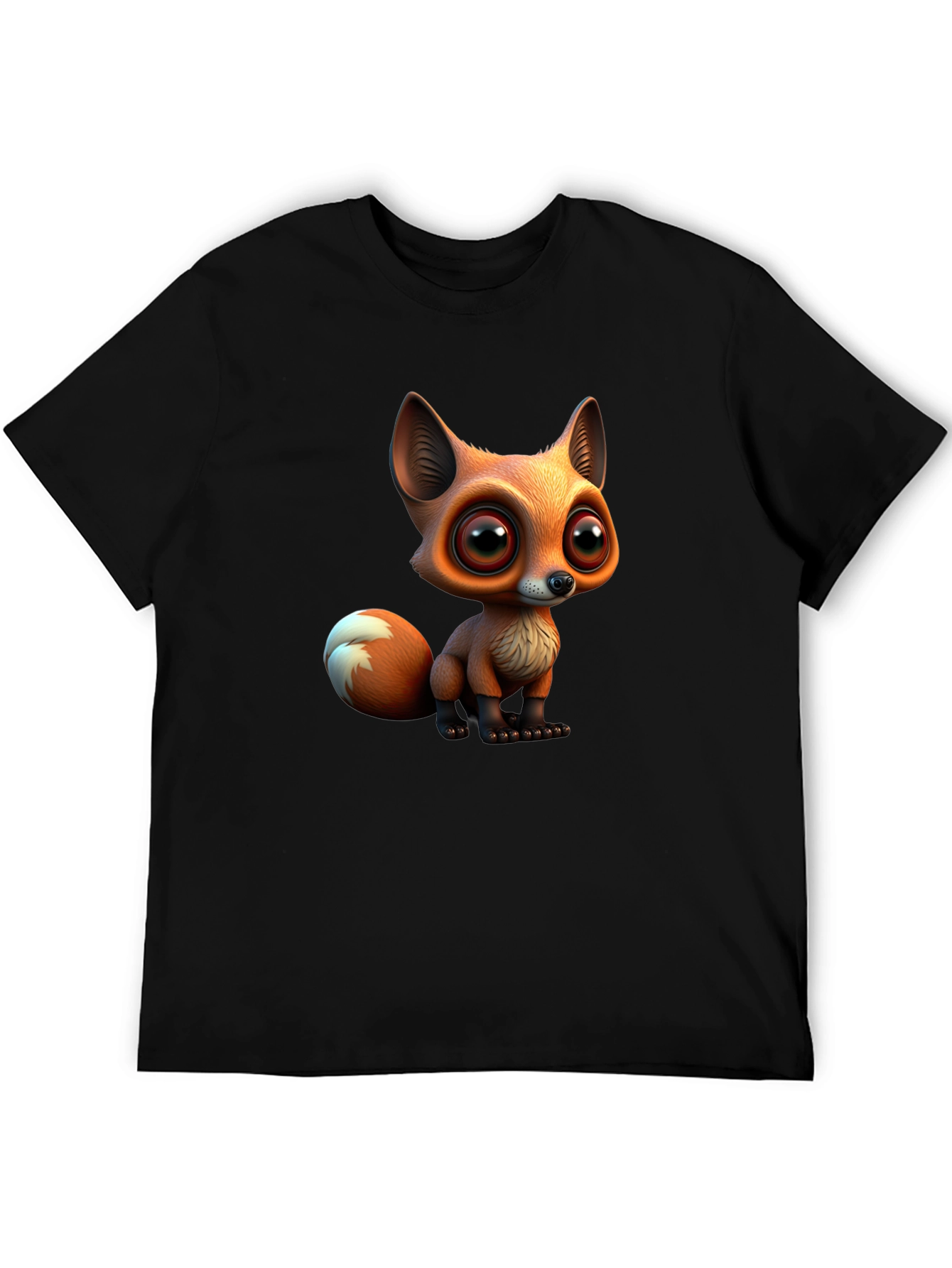 Cartoon Fox Graphic Tee