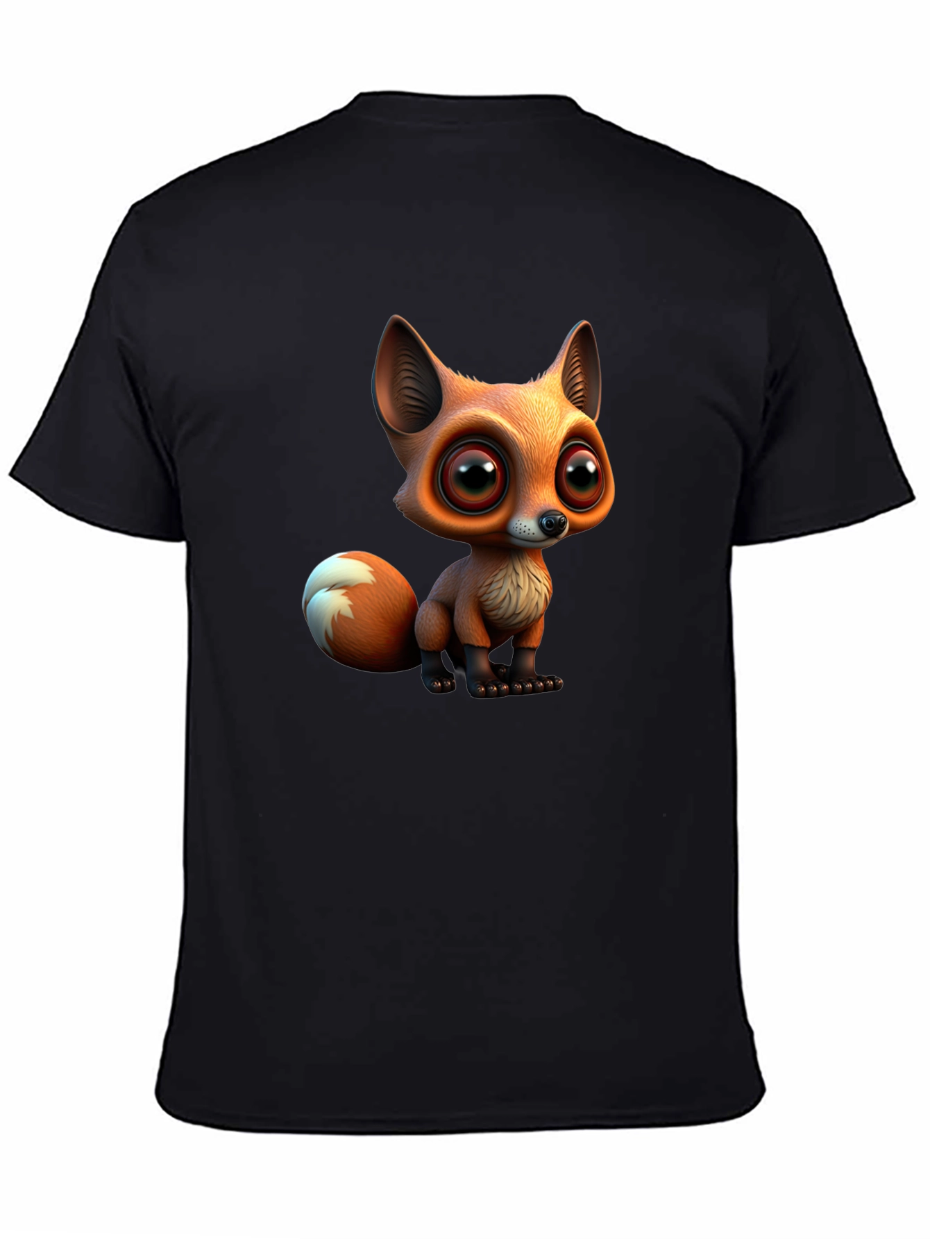 Cartoon Fox Graphic Tee