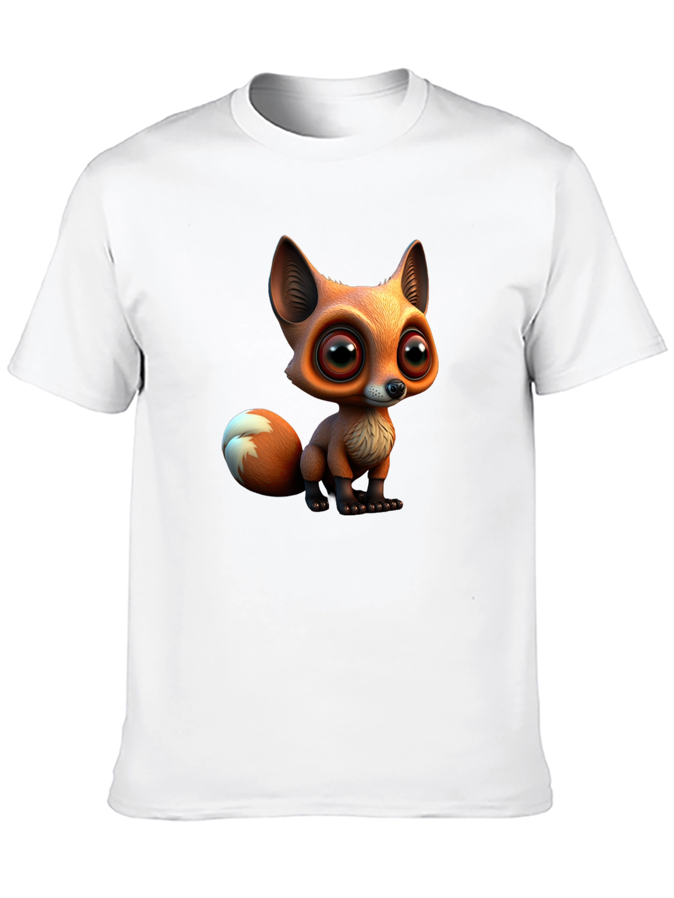 Cartoon Fox Graphic Tee
