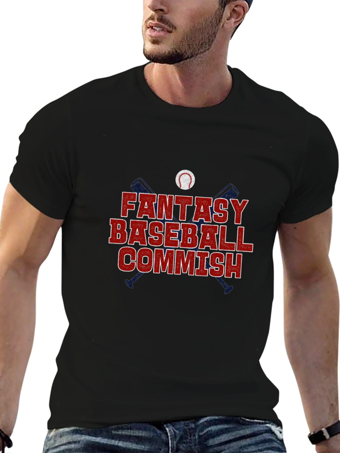 Fantasy Baseball Commish Graphic Tee
