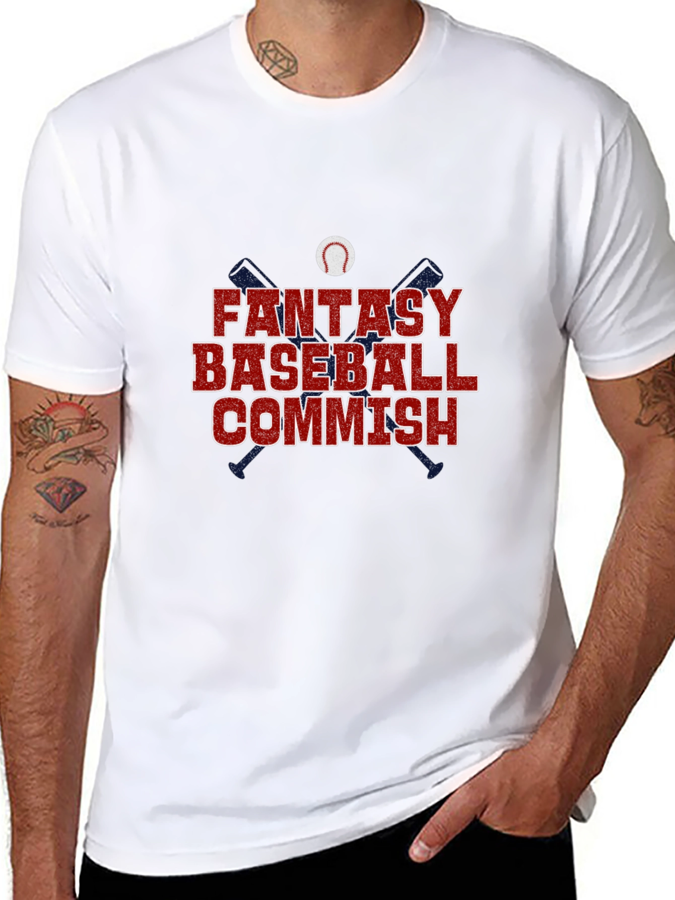Fantasy Baseball Commish Graphic Tee