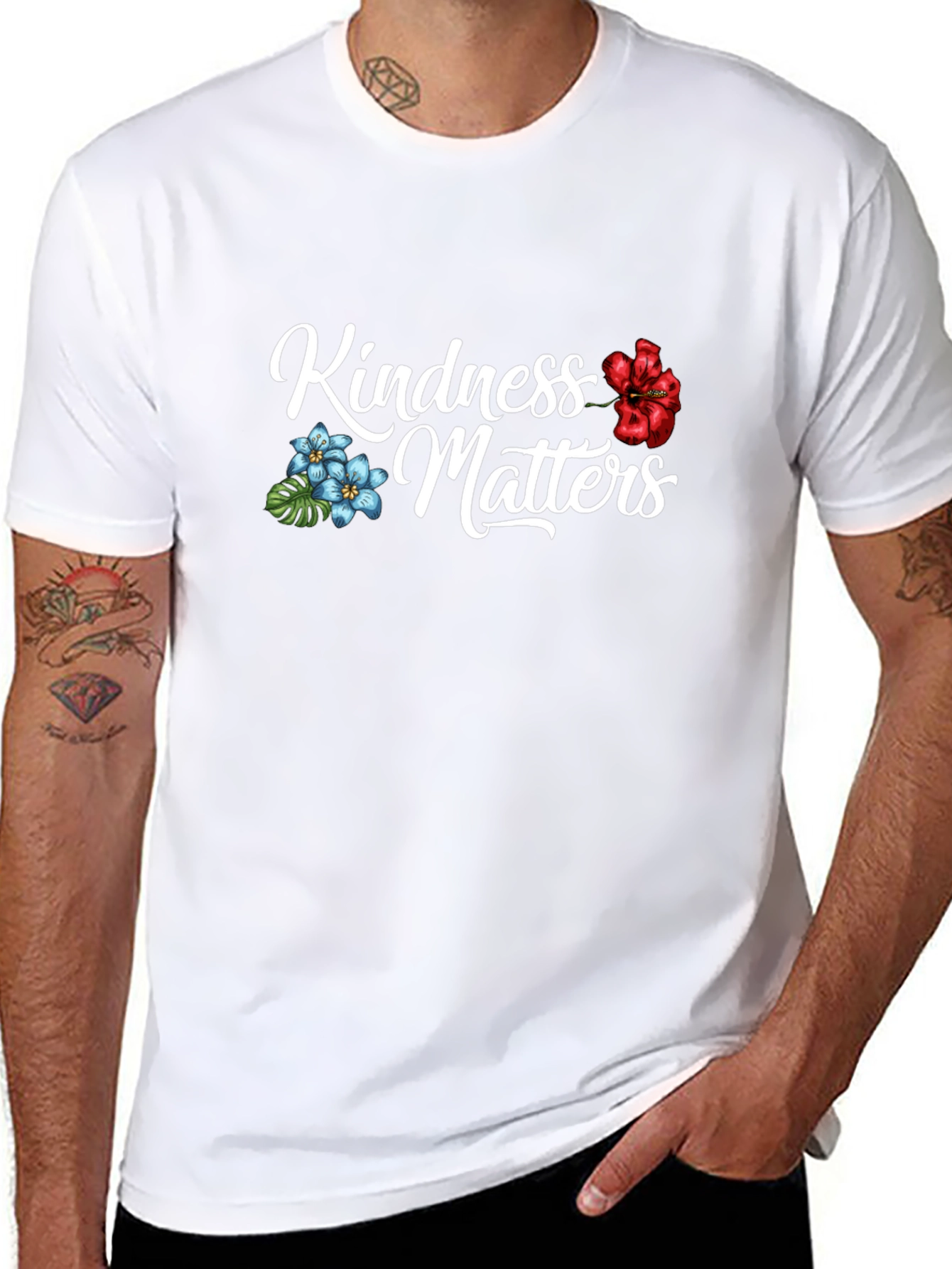 Kindness Matters Graphic T-Shirt - Black