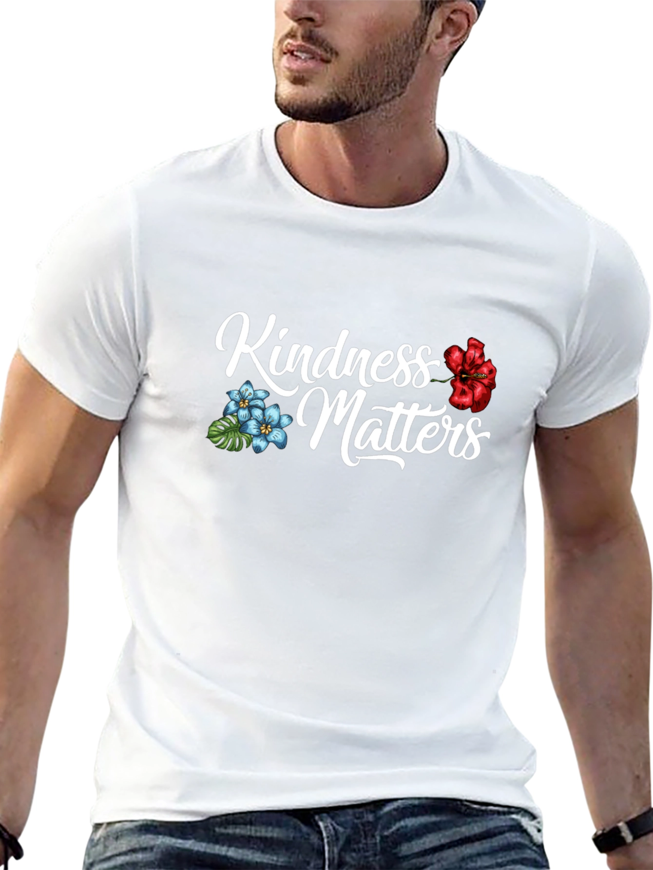 Kindness Matters Graphic T-Shirt - Black