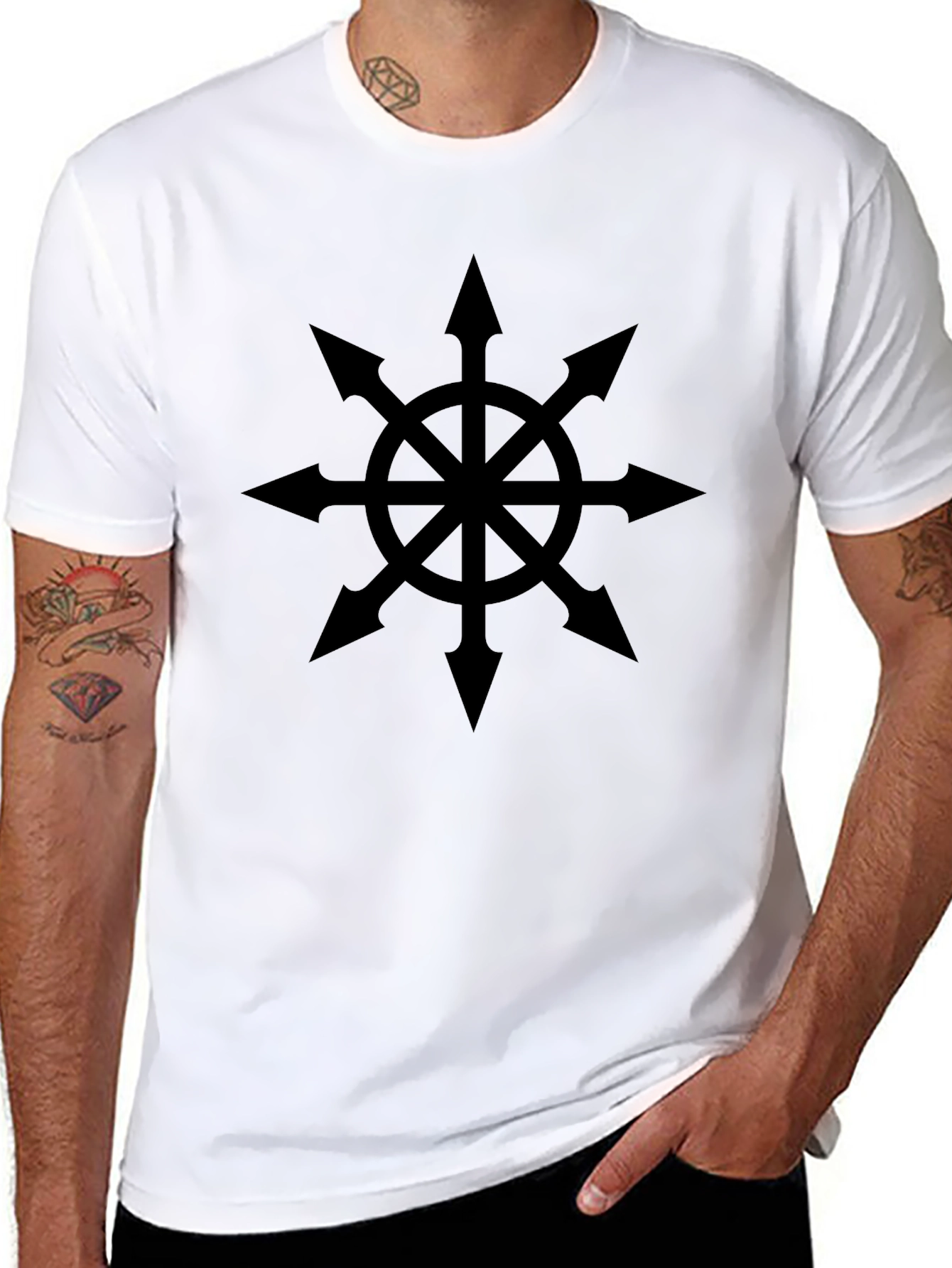Chaos Star Black T-Shirt