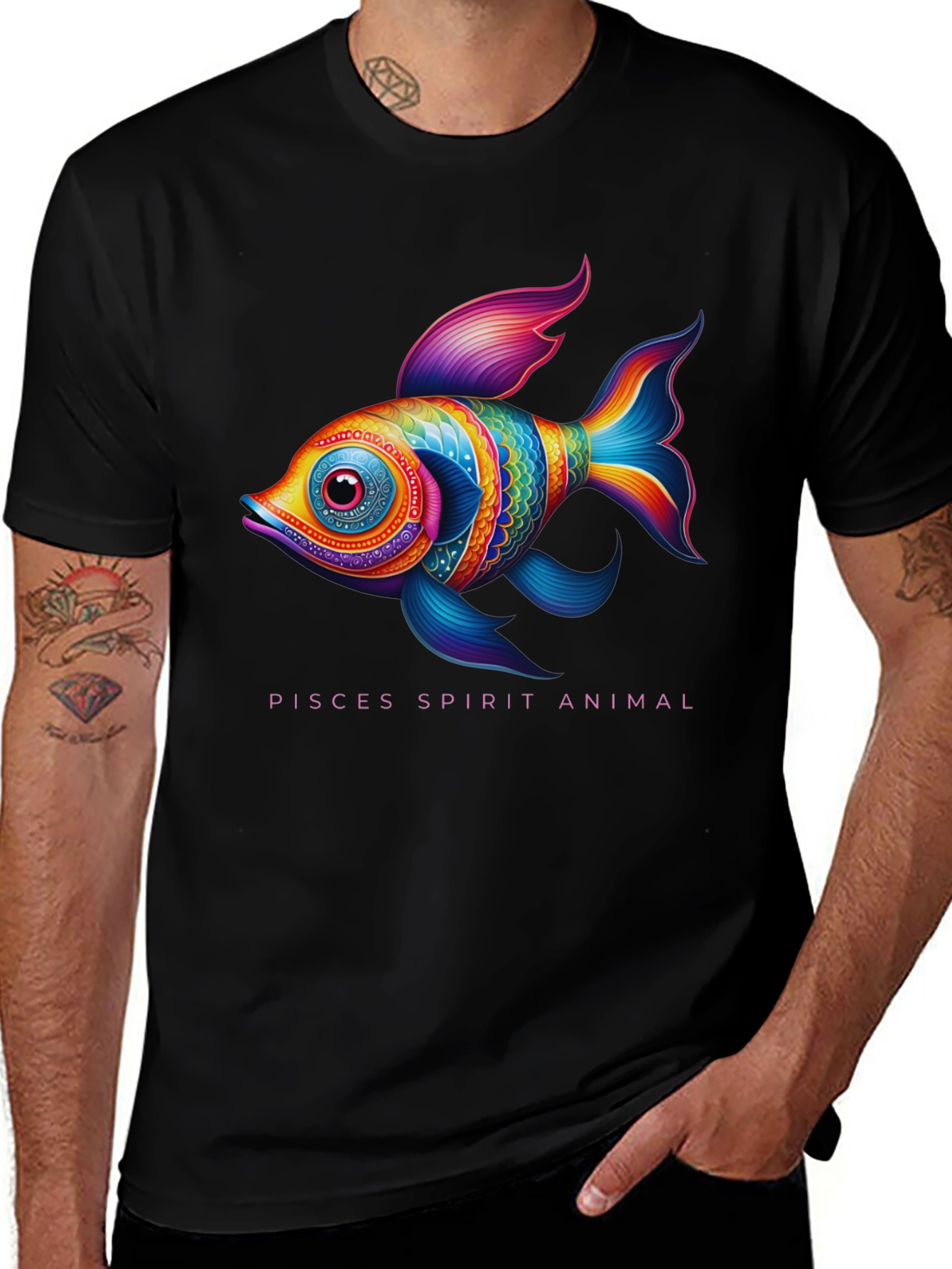 Pisces Spirit Animal Graphic Tee