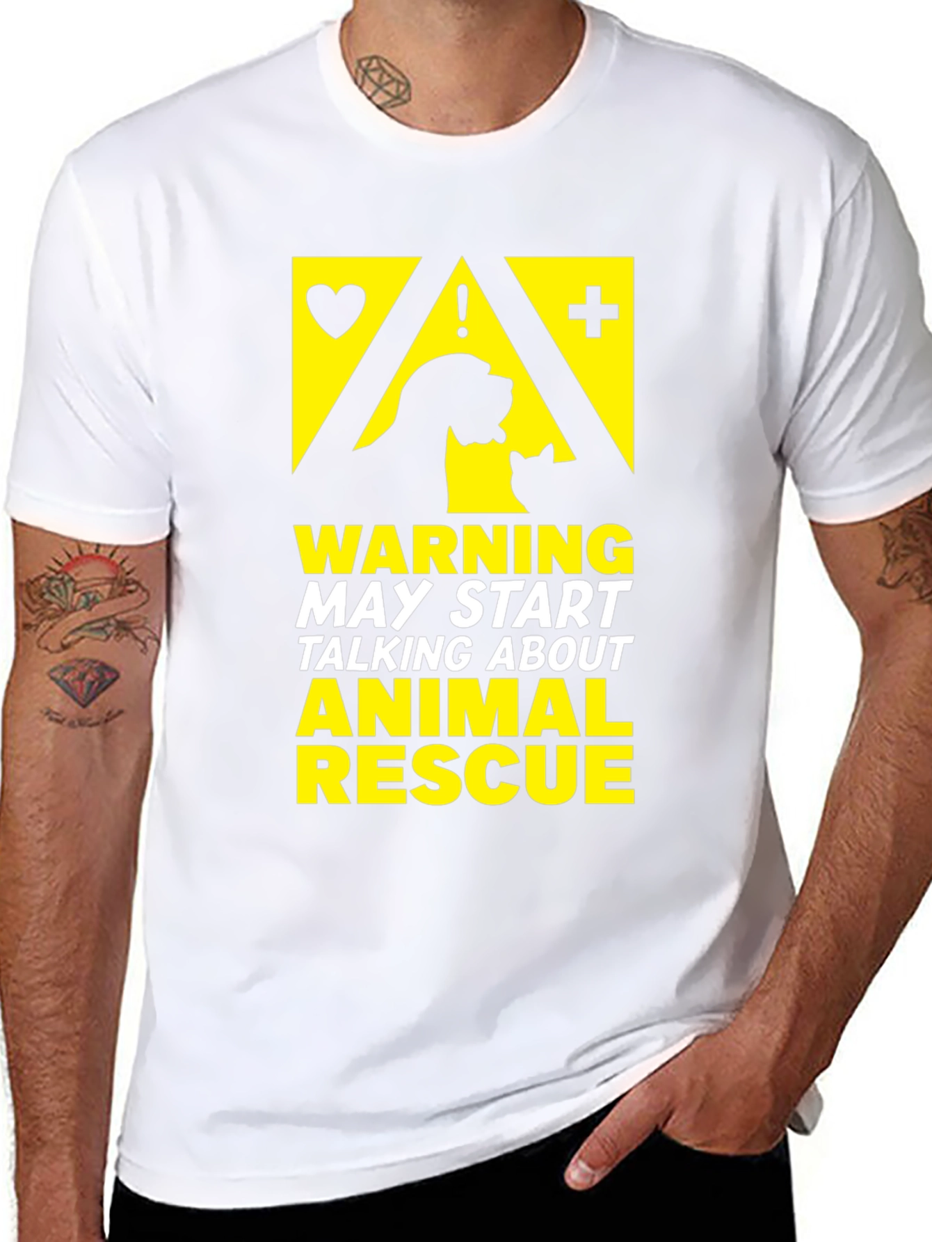 Animal Rescue Warning T-Shirt