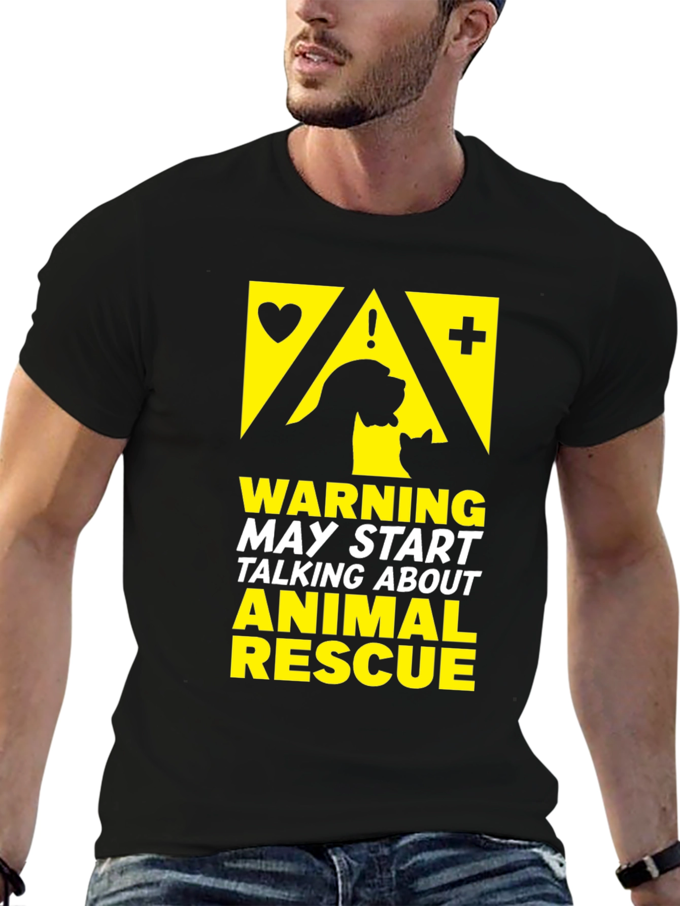 Animal Rescue Warning T-Shirt