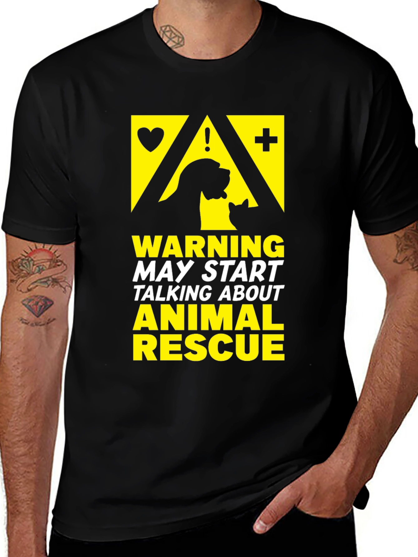 Animal Rescue Warning T-Shirt