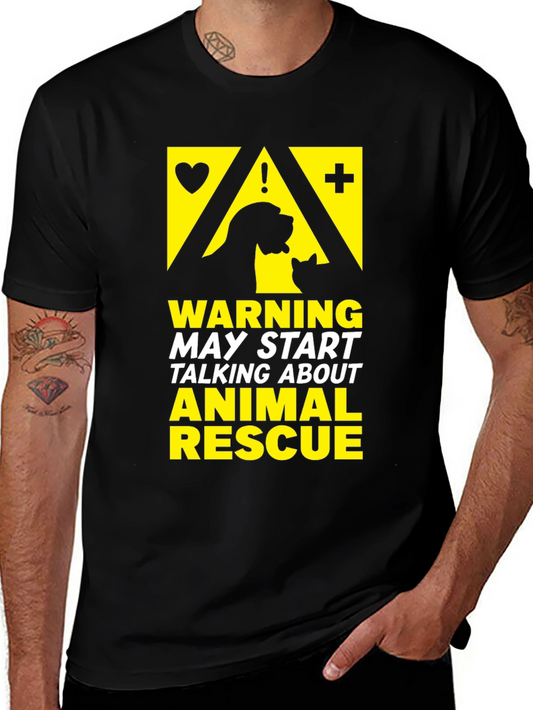 Animal Rescue Warning T-Shirt