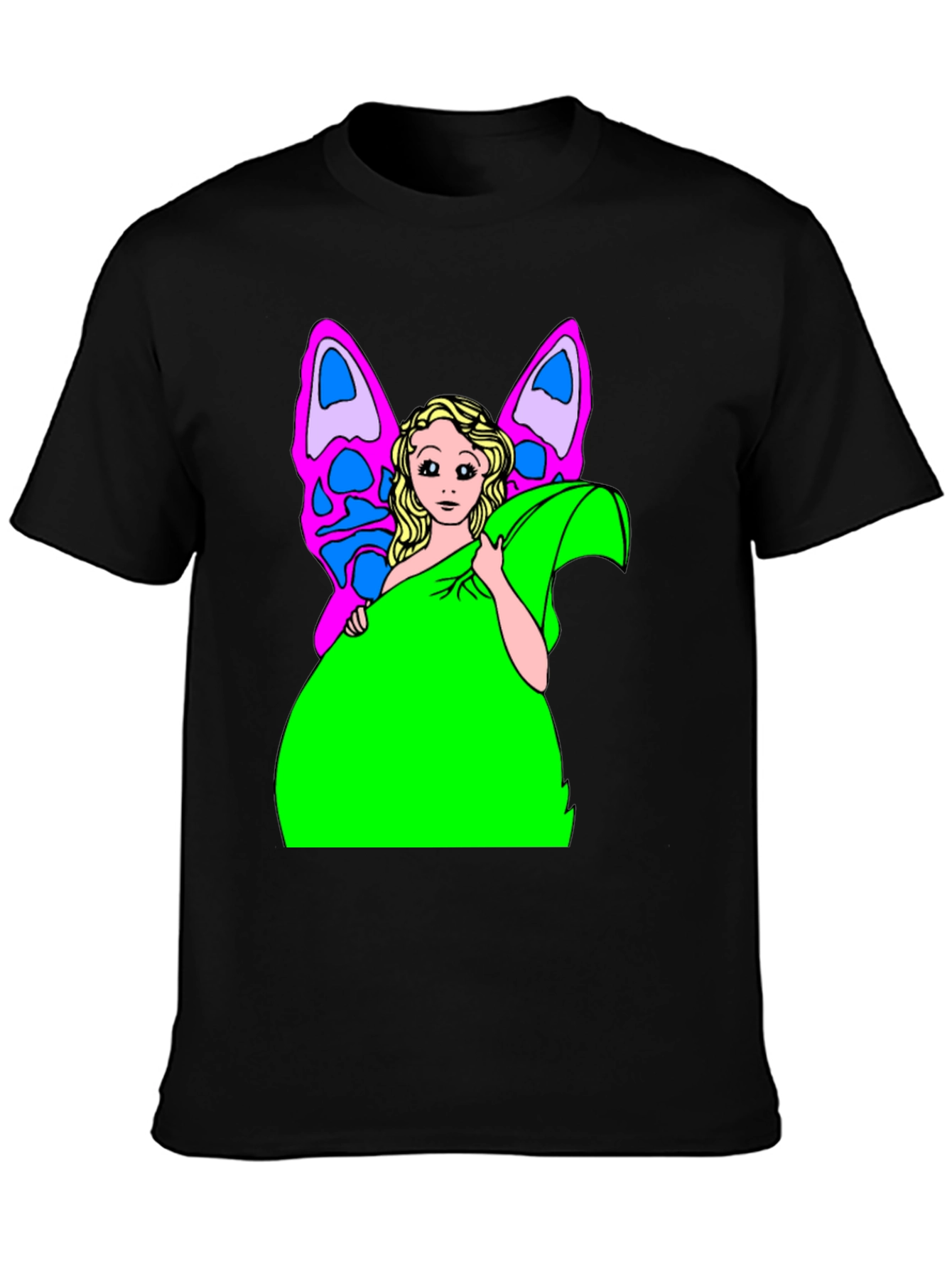 Fairy Graphic Print T-Shirt - Unique Design