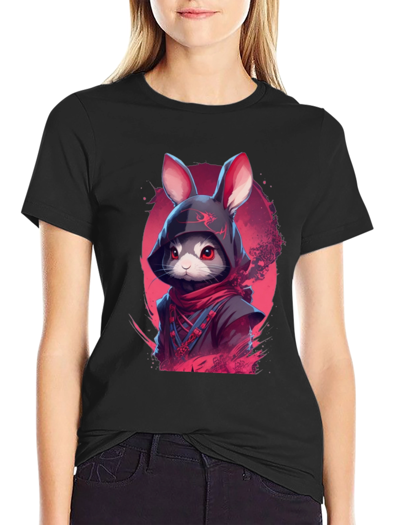 Ninja Rabbit Graphic Tee - Urban Style
