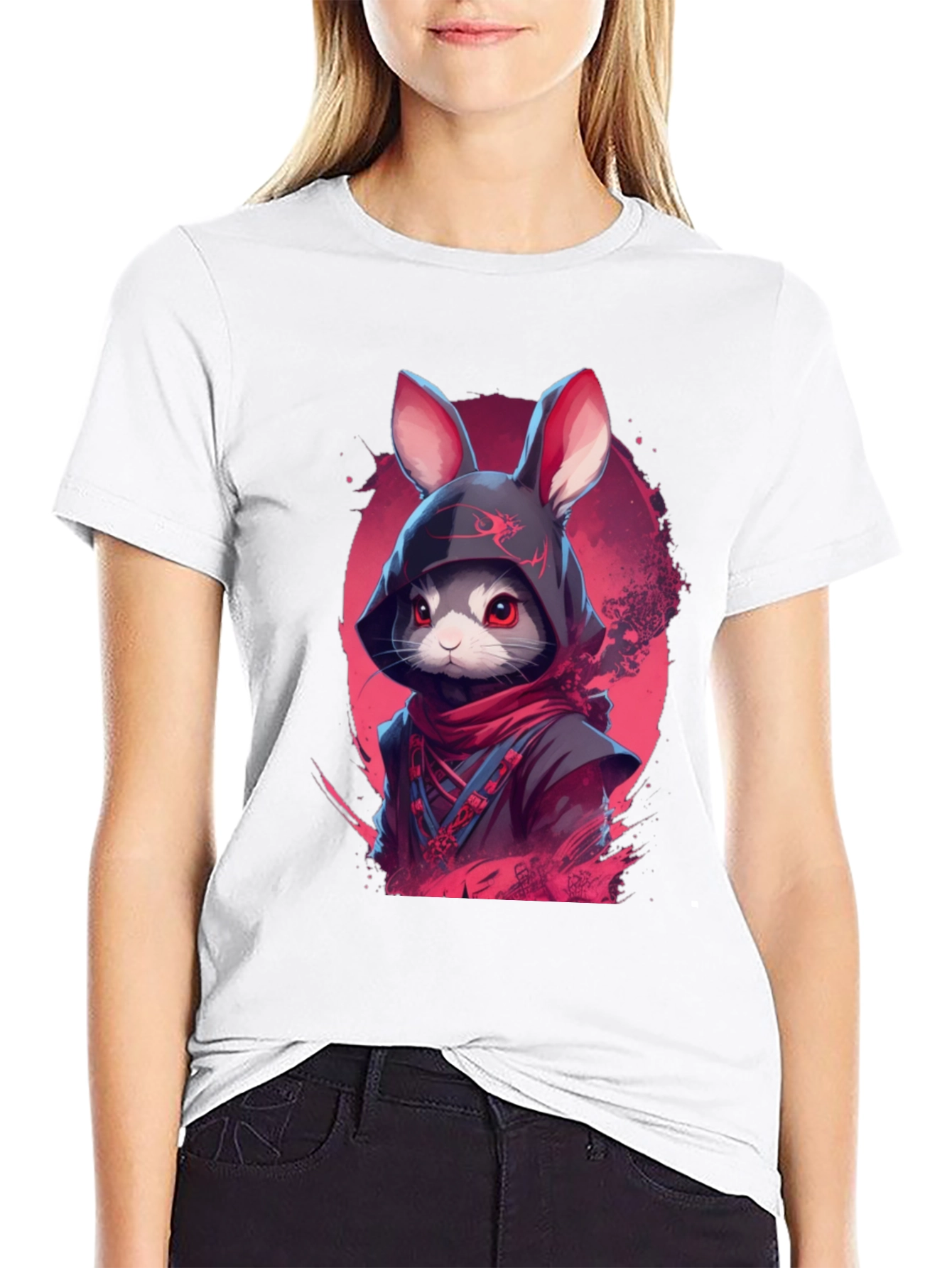 Ninja Rabbit Graphic Tee - Urban Style