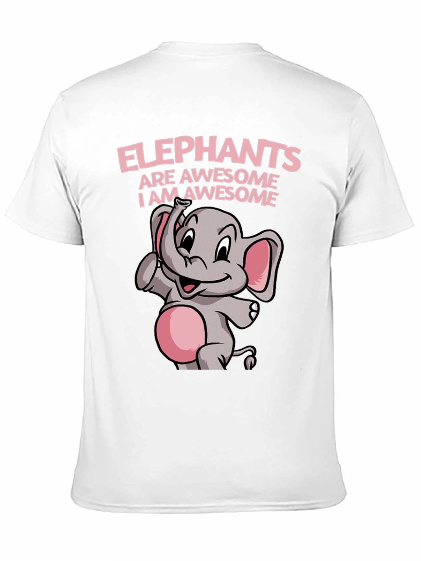 Elephant Awesome Graphic Tee Shirt