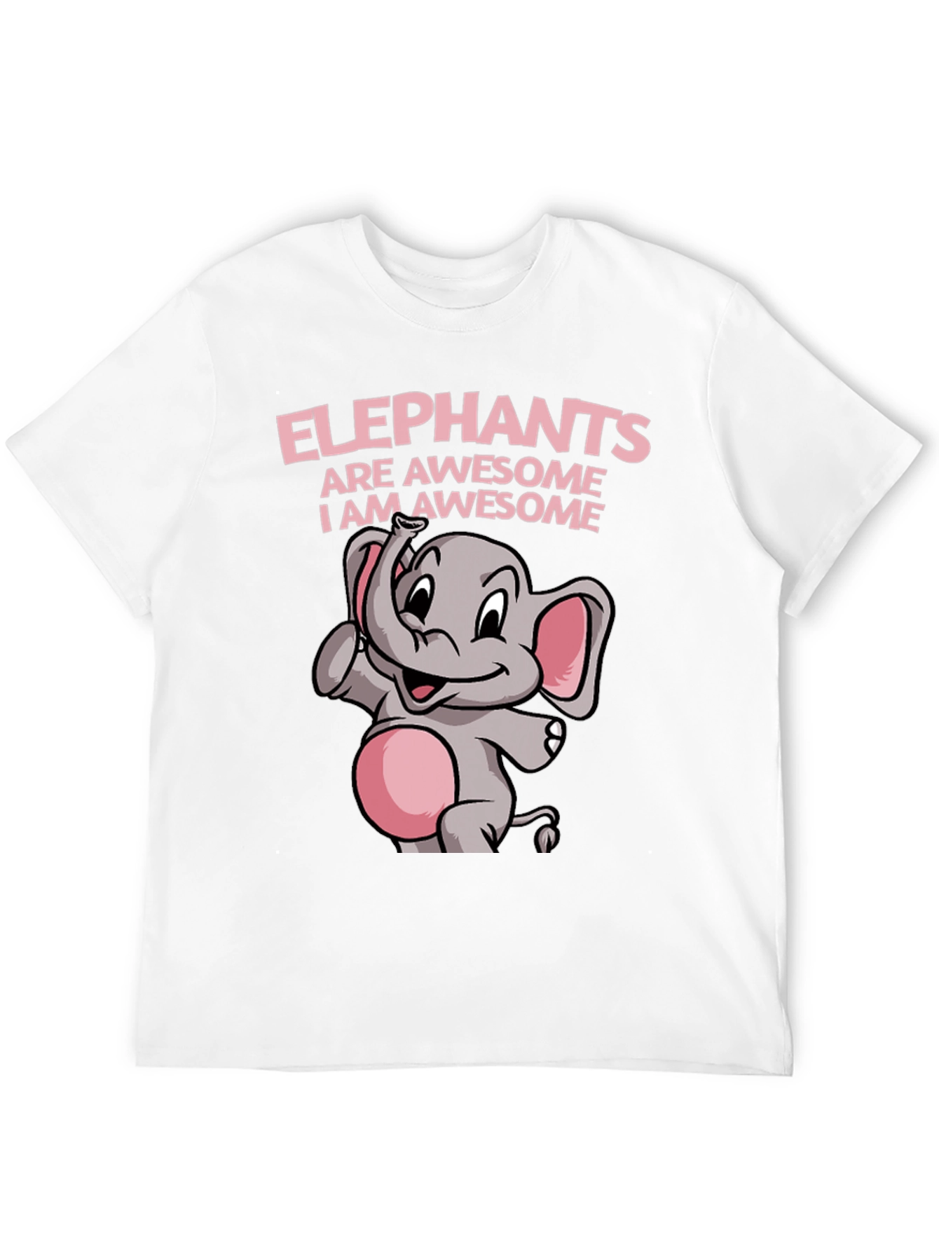 Elephant Awesome Graphic Tee Shirt