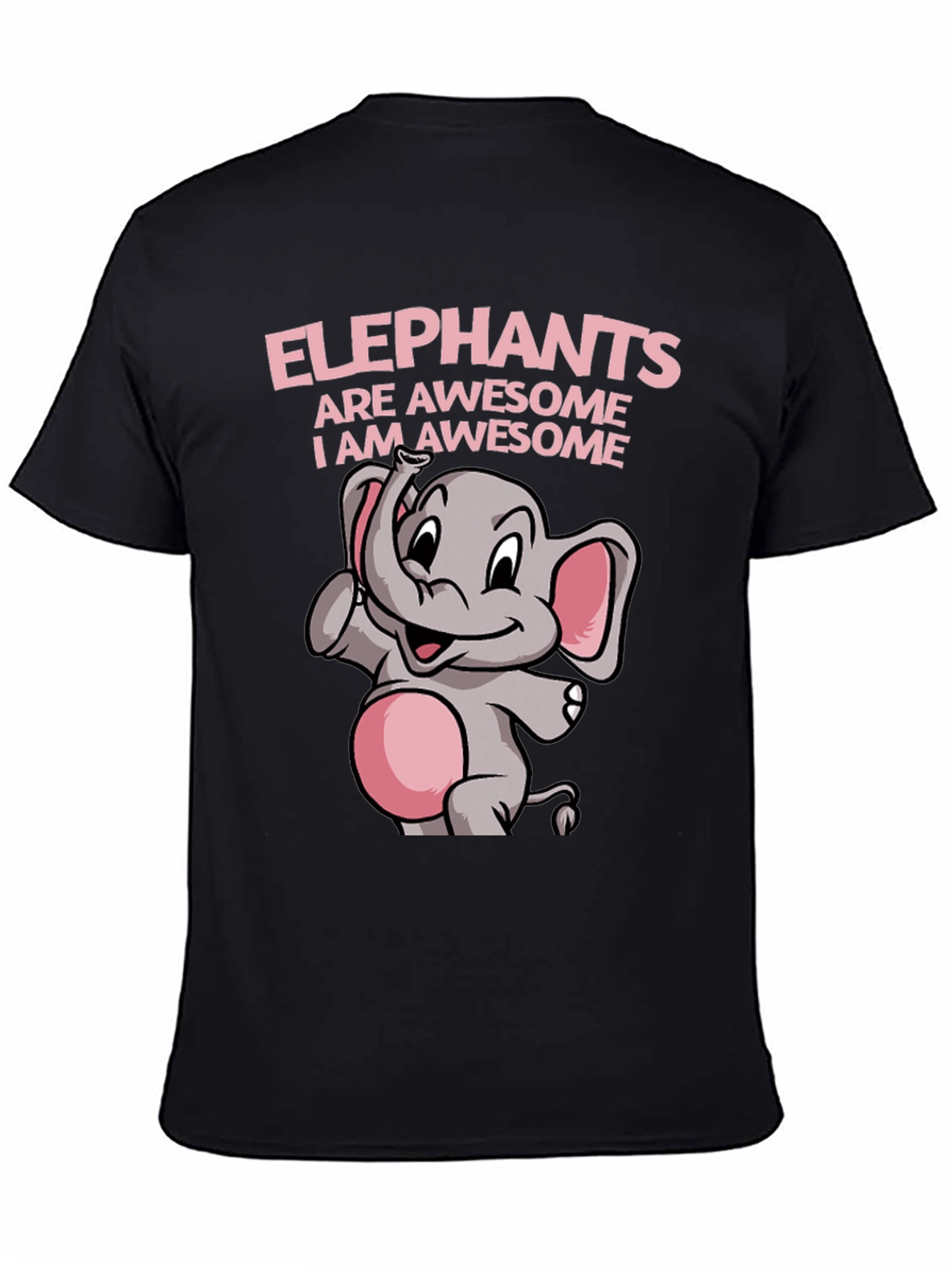 Elephant Awesome Graphic Tee Shirt