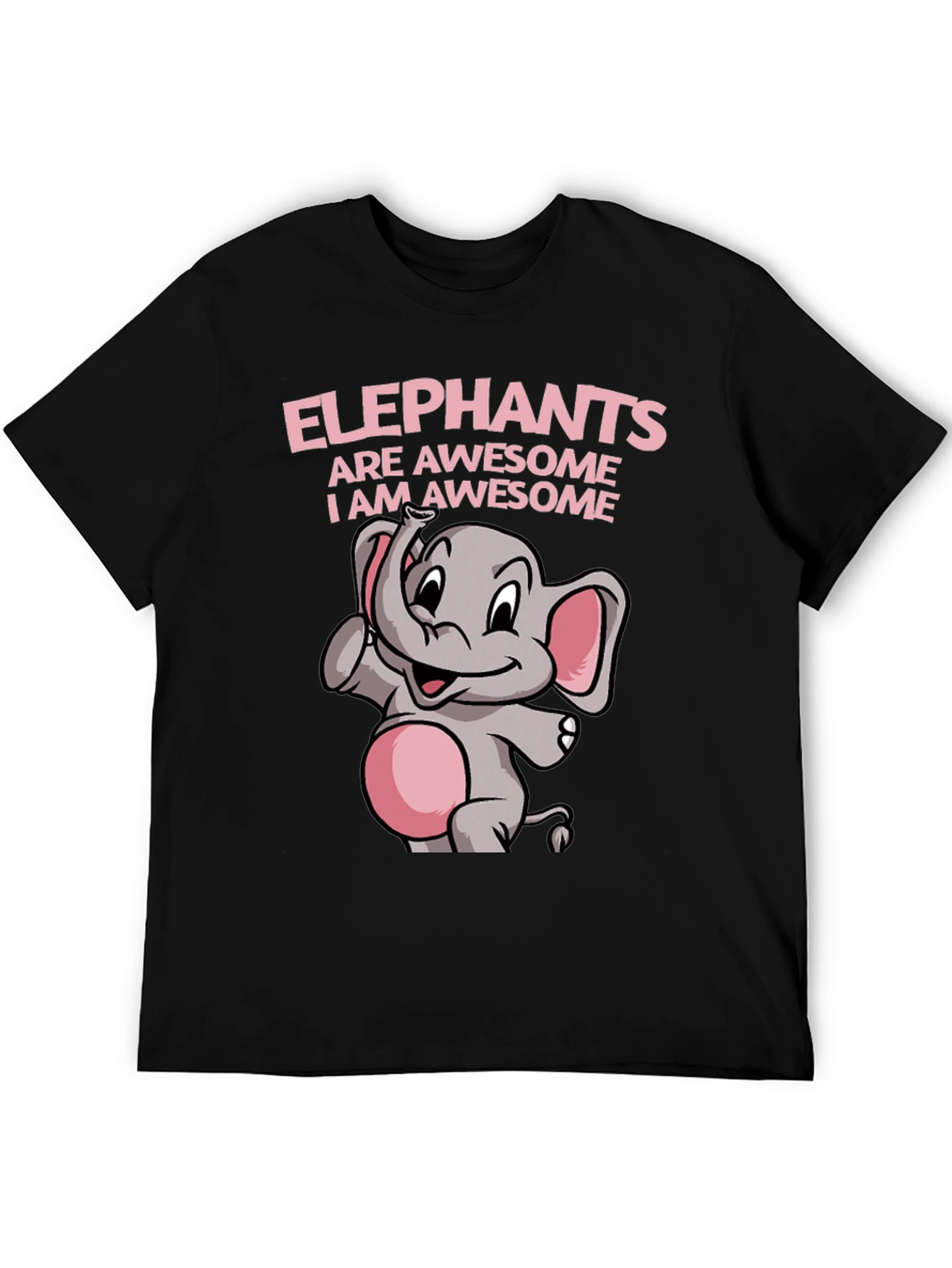 Elephant Awesome Graphic Tee Shirt