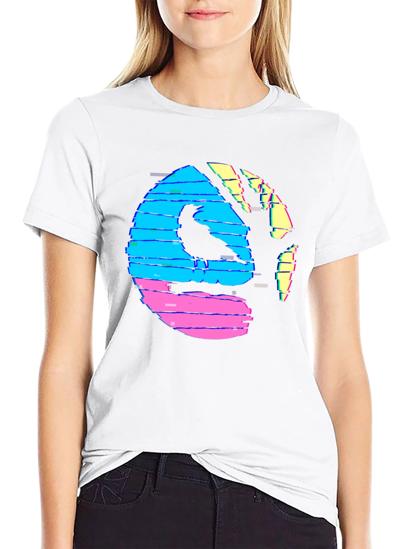 Retro Crow Graphic Tee