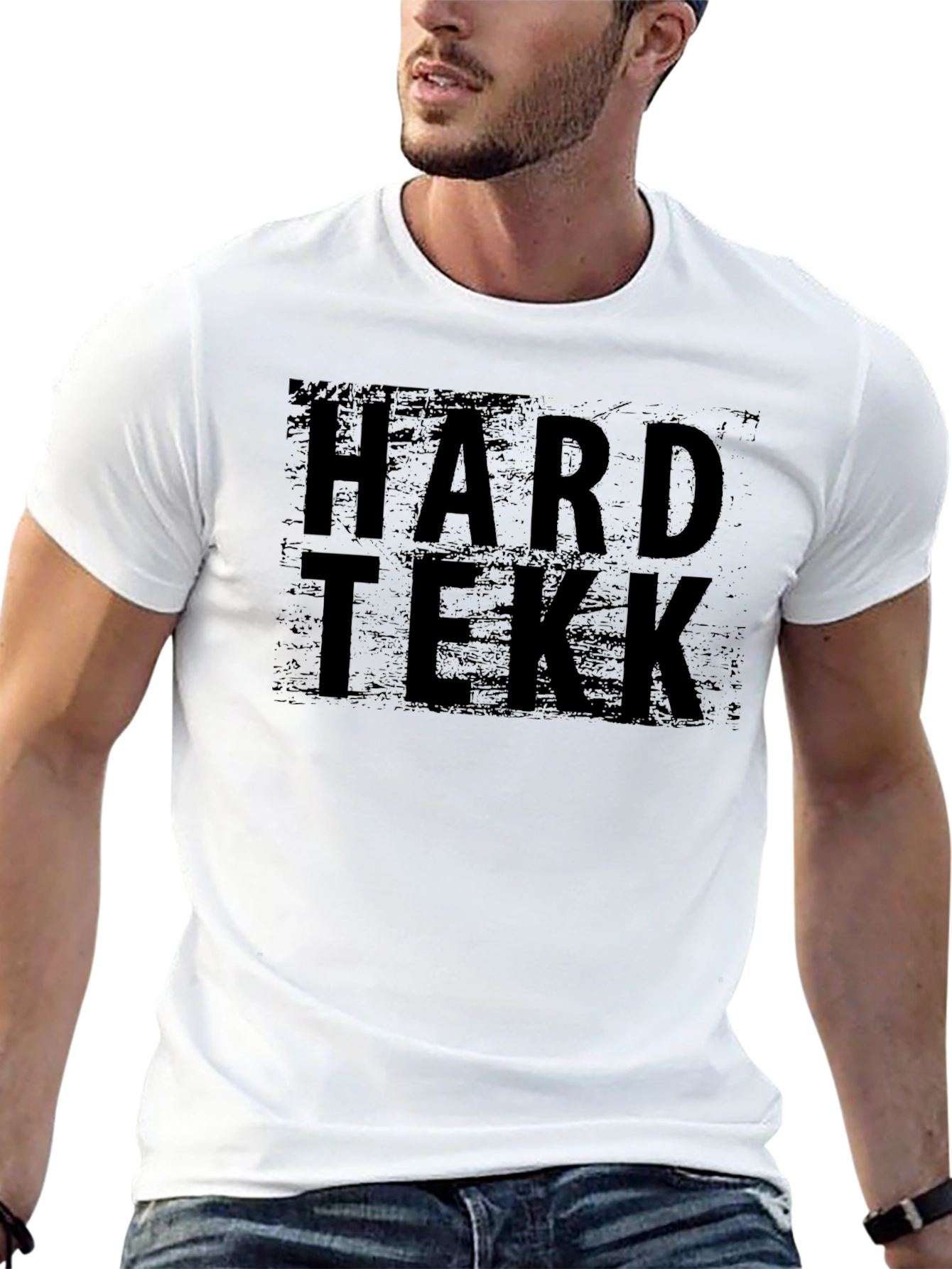 Hard Tekk Black Graphic T-Shirt