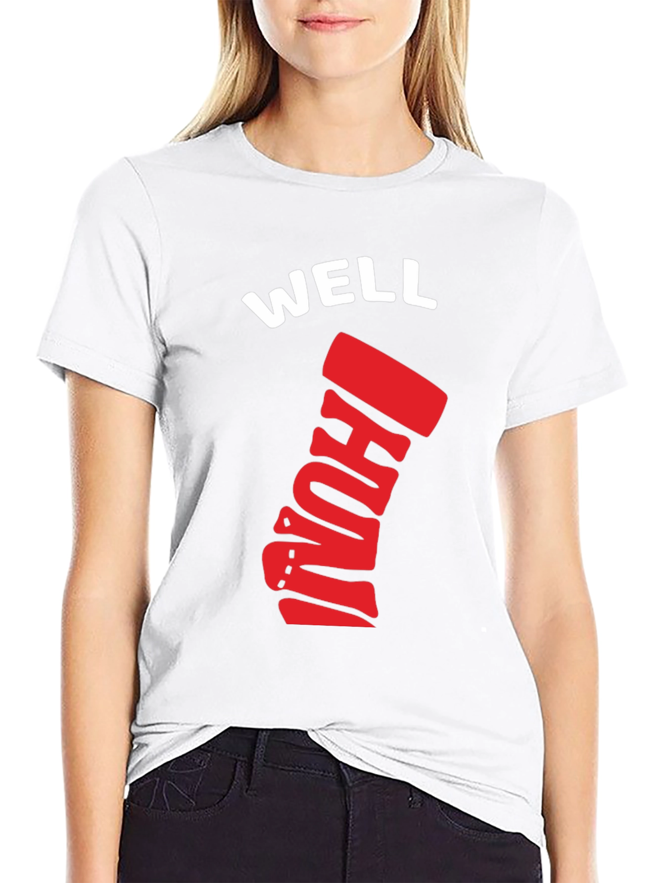 Well I Dunno T-Shirt - Black Cotton Graphic Tee