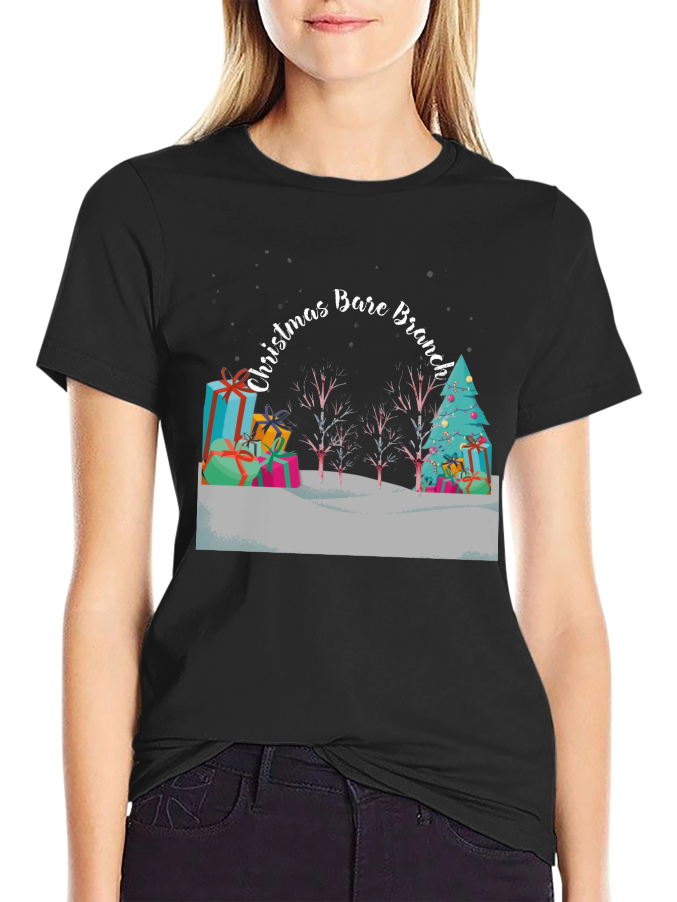 Christmas Bare Branch T-Shirt