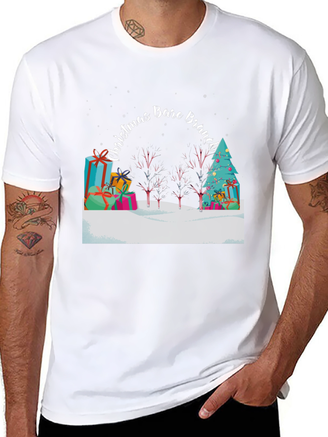 Christmas Bare Branch T-Shirt