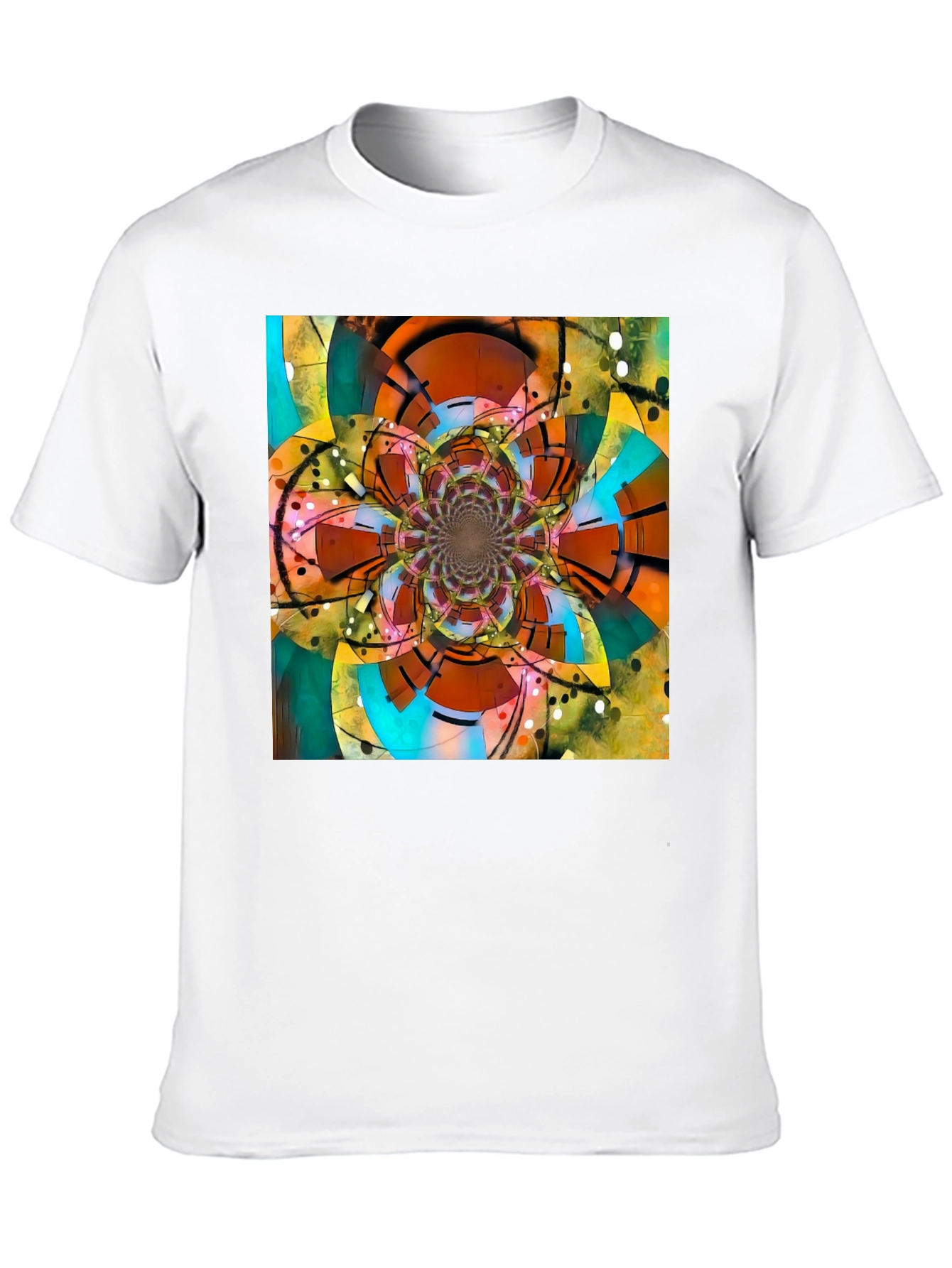 Fractal Flower T-Shirt - Abstract Art Tee