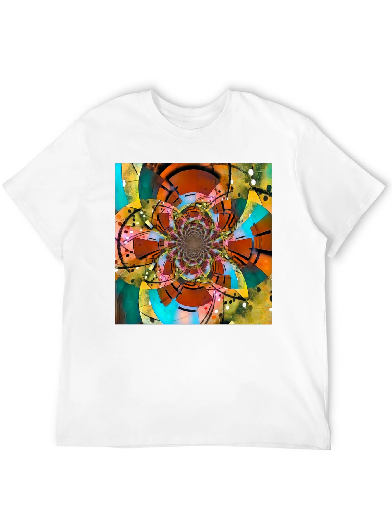 Fractal Flower T-Shirt - Abstract Art Tee