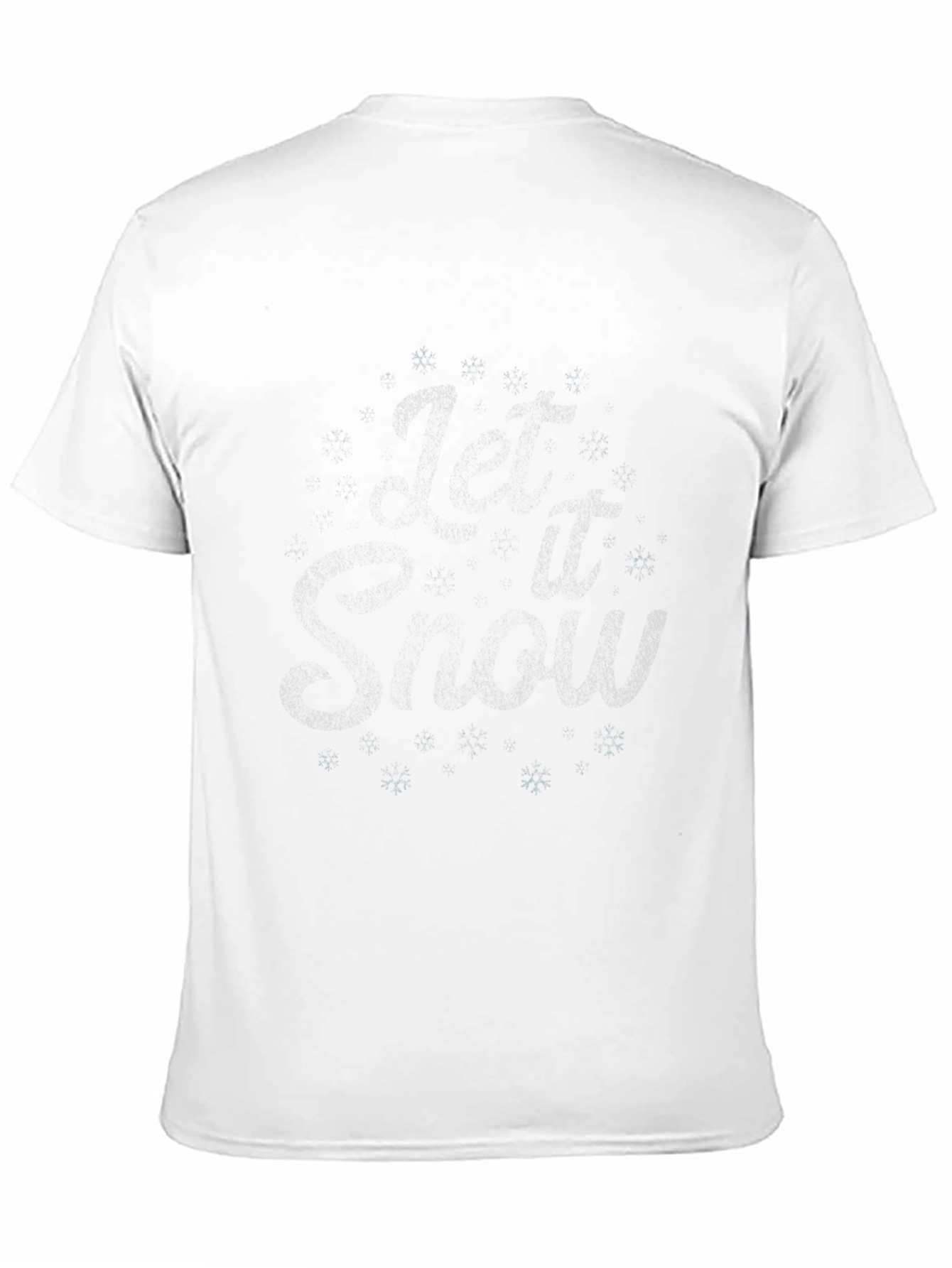 Let it Snow Graphic Tee - Black Winter T-Shirt