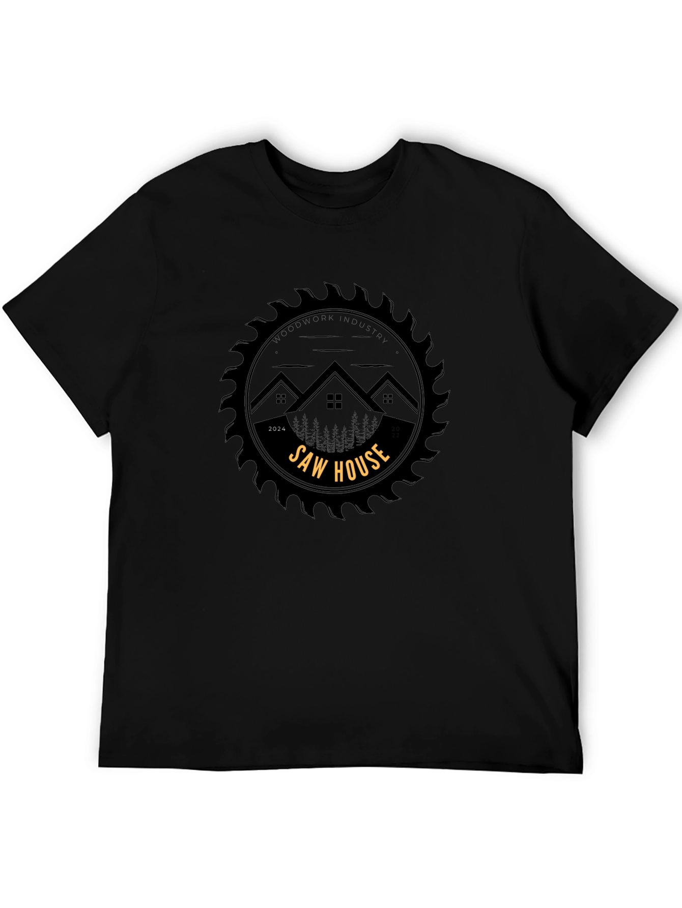 Saw House Black T-Shirt - 2024 Edition