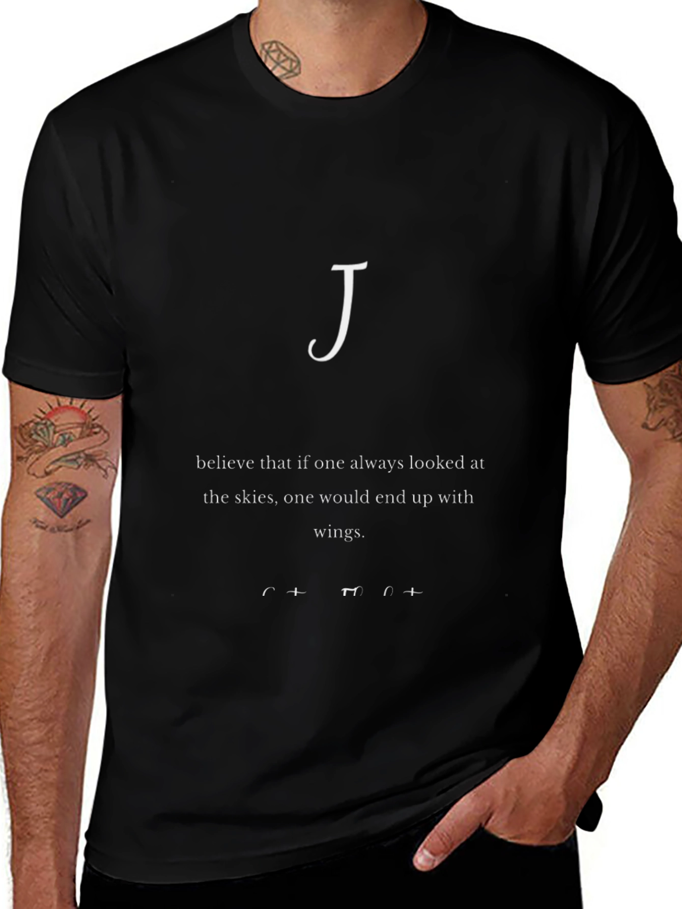 Inspirational Wings Graphic T-Shirt