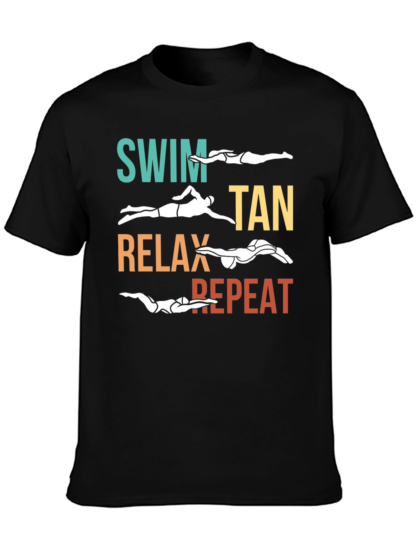Swim Tan Relax Repeat T-Shirt