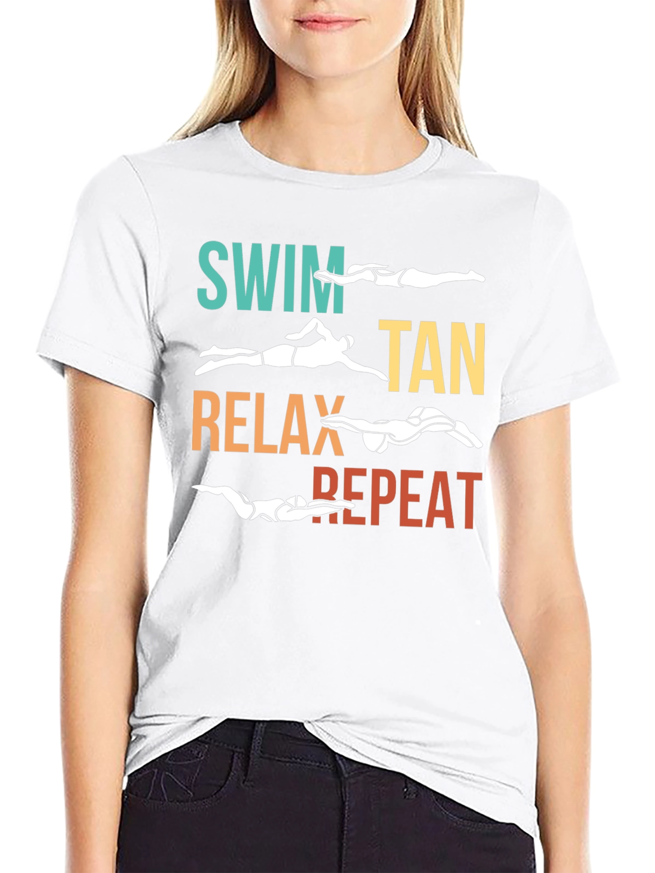 Swim Tan Relax Repeat T-Shirt