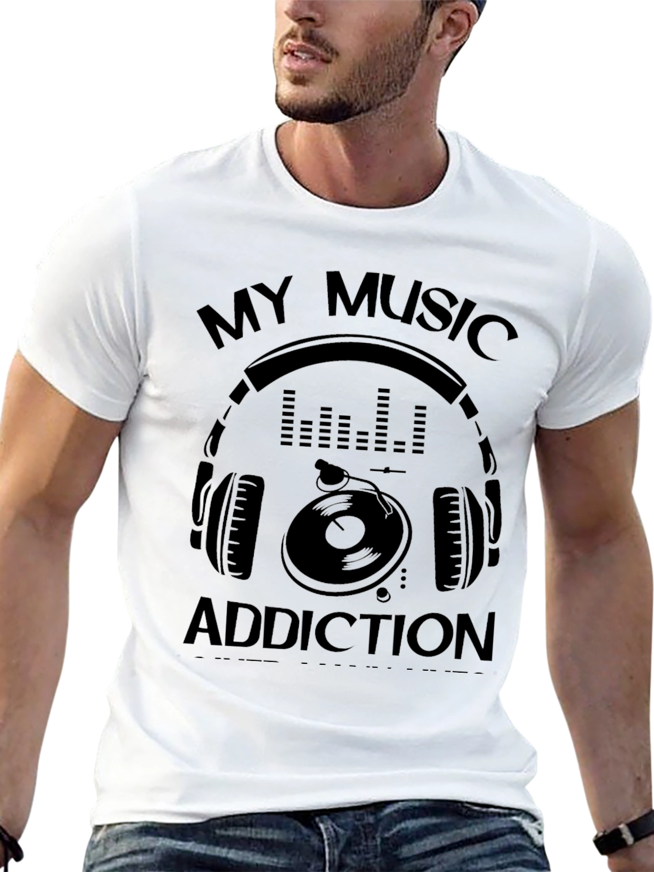 My Music Addiction Graphic Tee