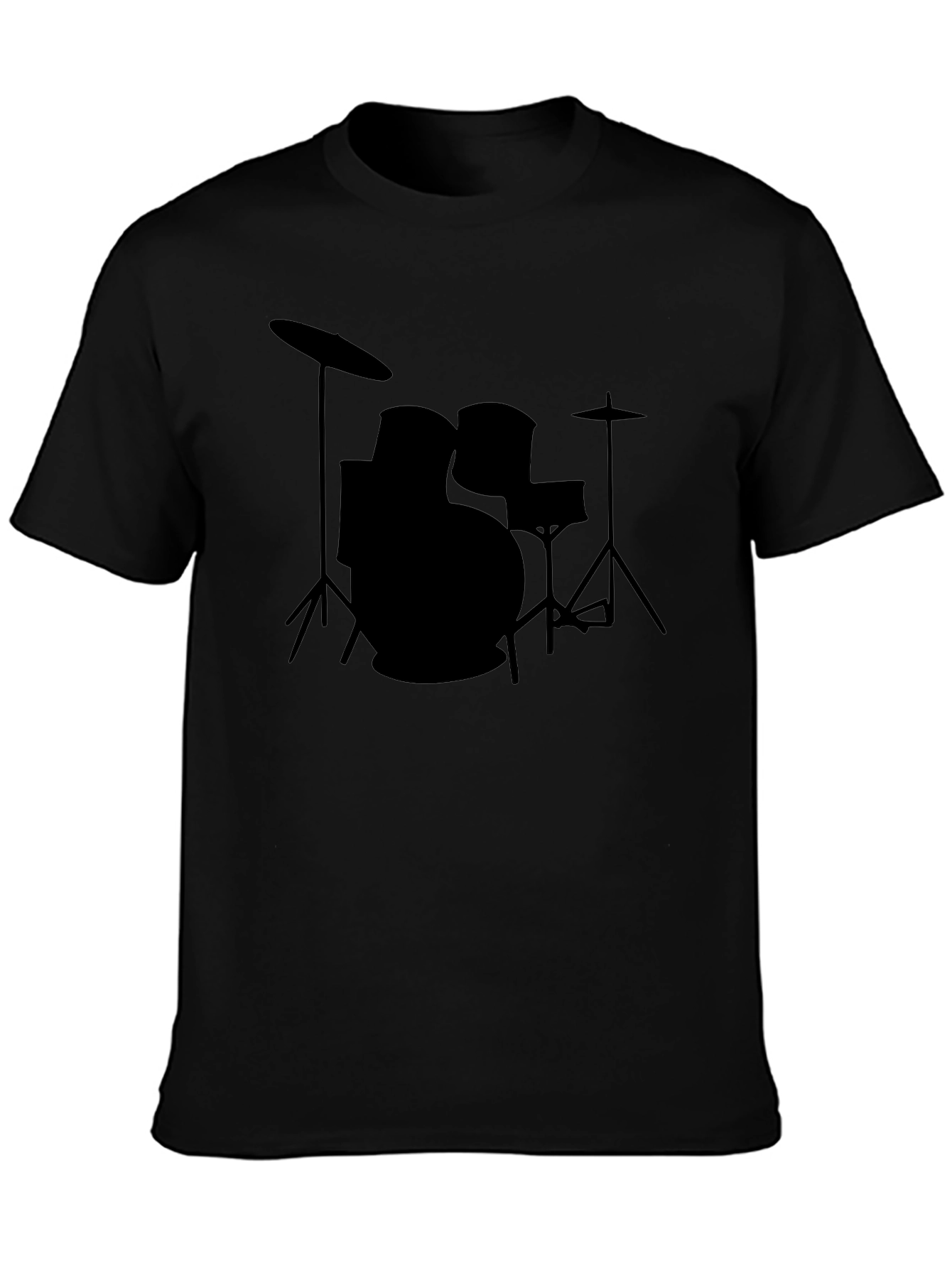 Drum Kit Graphic Tee - Musician T-Shirt