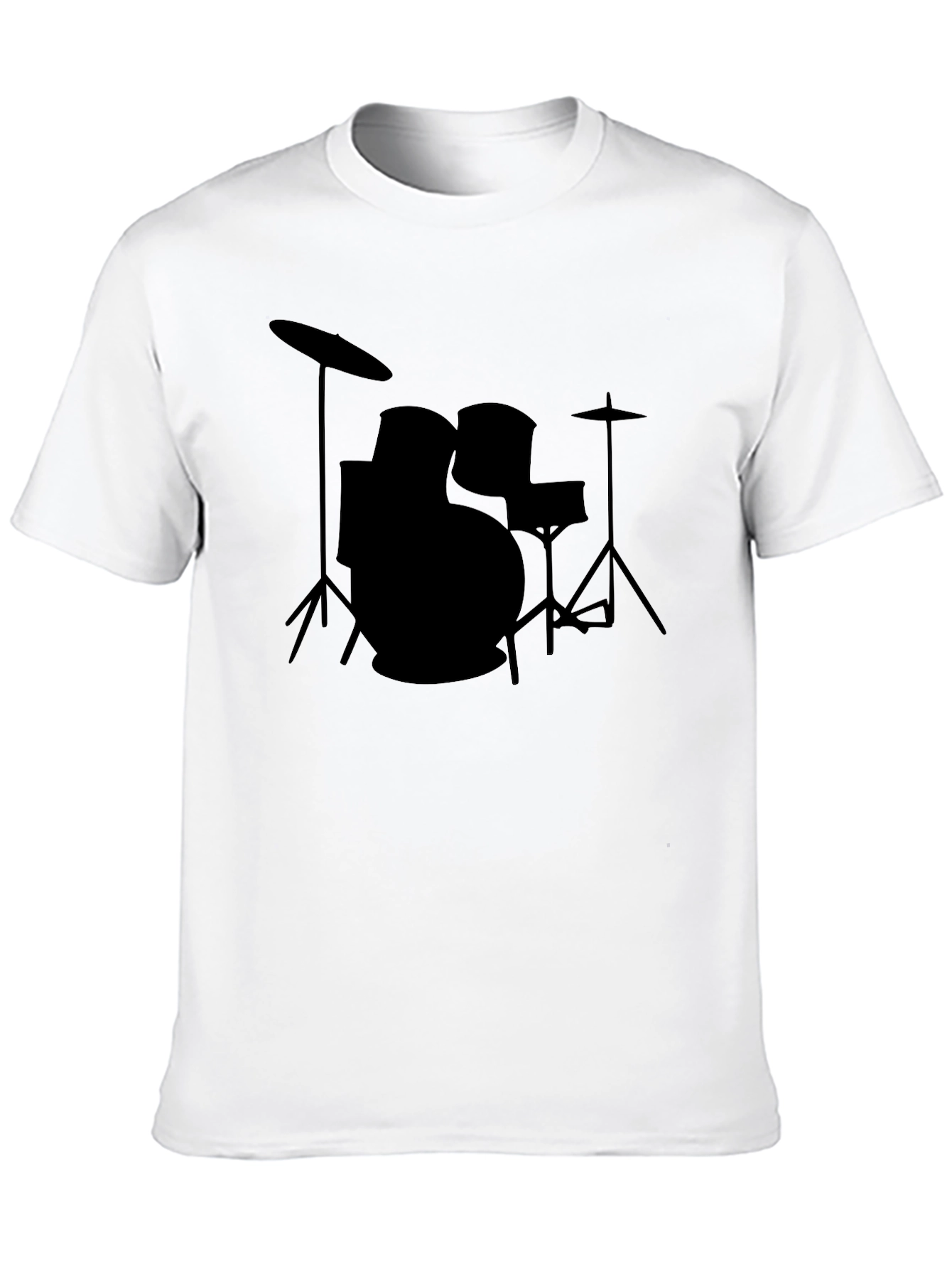 Drum Kit Graphic Tee - Musician T-Shirt