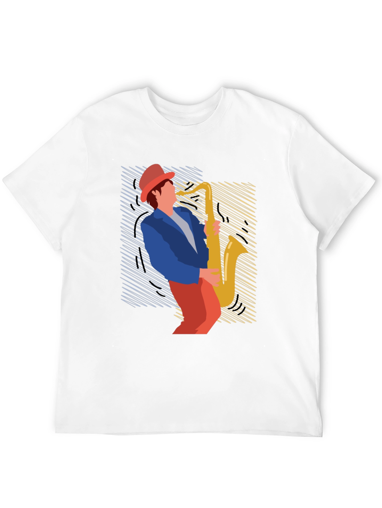 Jazz Saxophone Graphic Tee