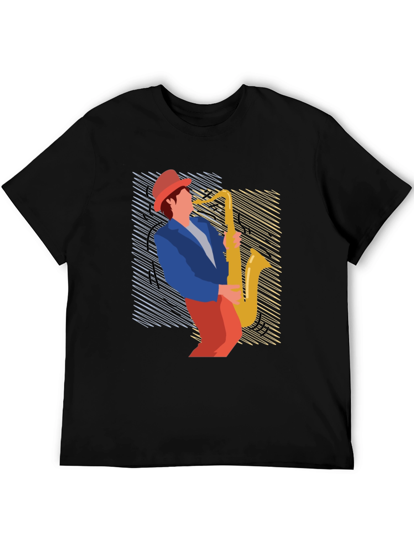 Jazz Saxophone Graphic Tee