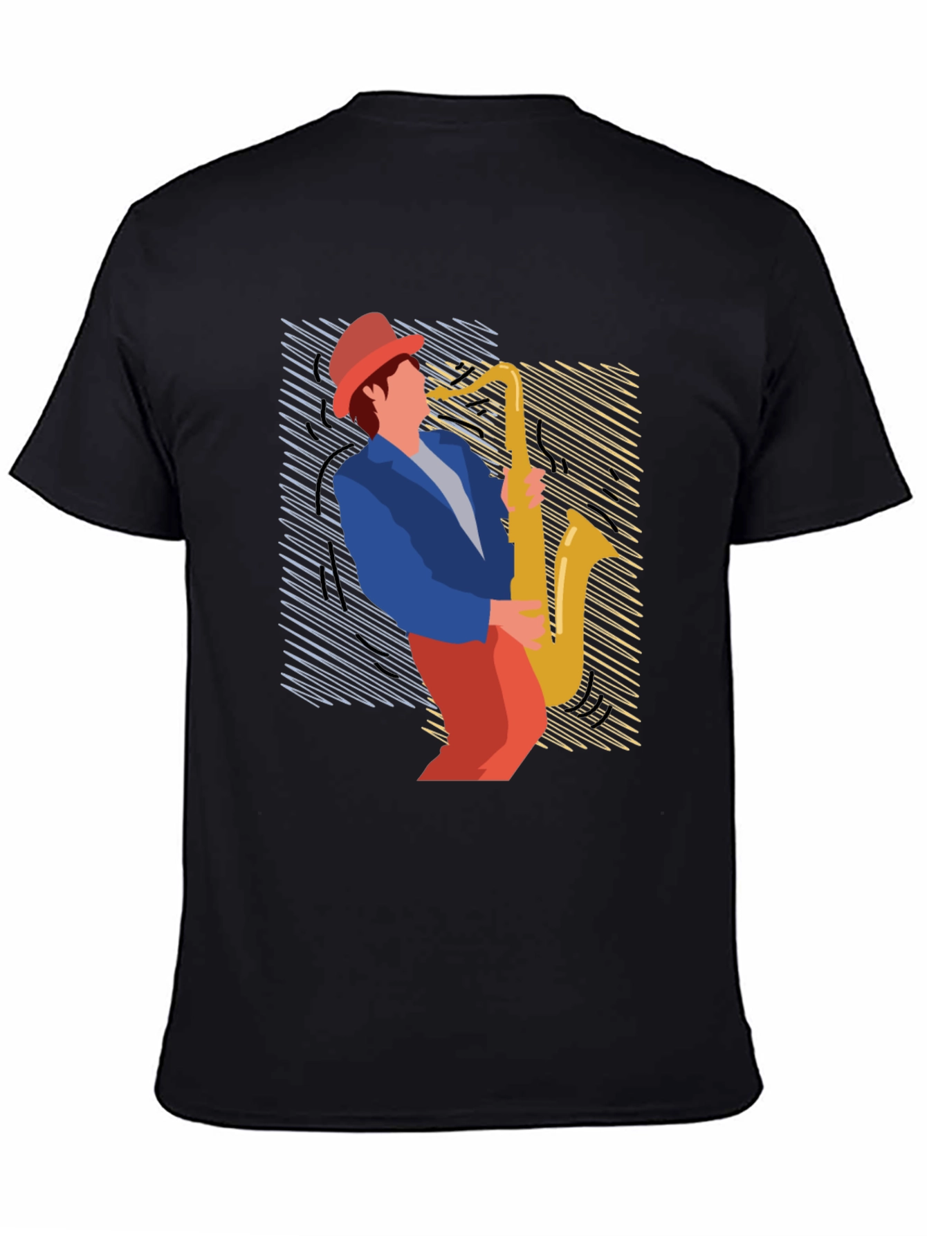 Jazz Saxophone Graphic Tee