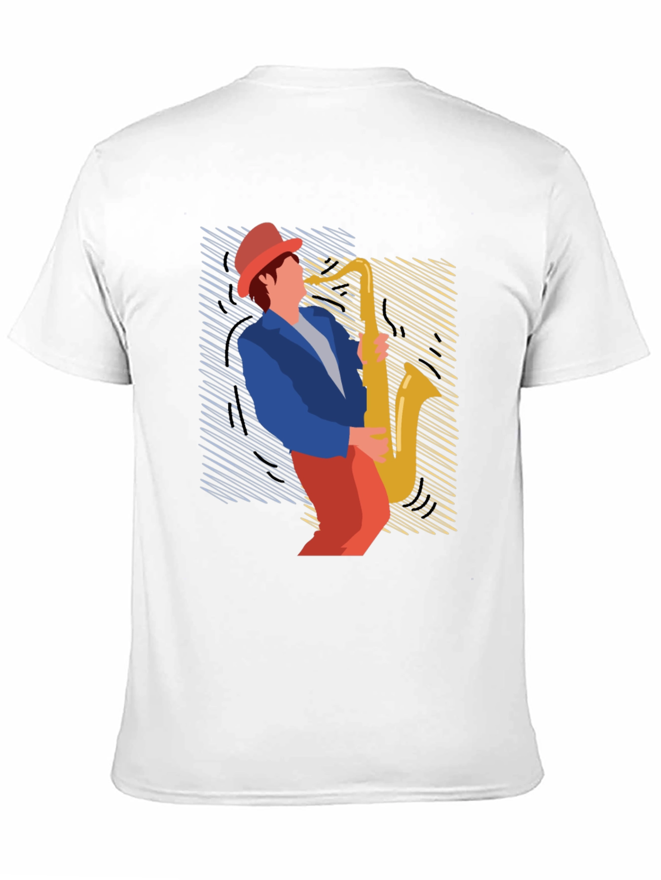 Jazz Saxophone Graphic Tee