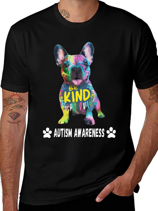 Autism Awareness Dog T-Shirt - Be Kind